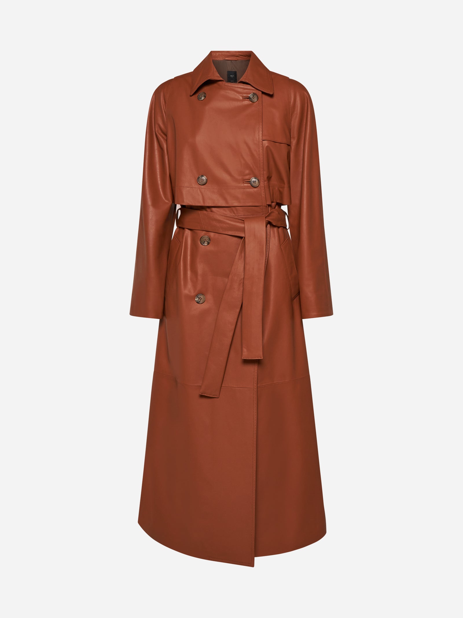 Leather Trench Coat