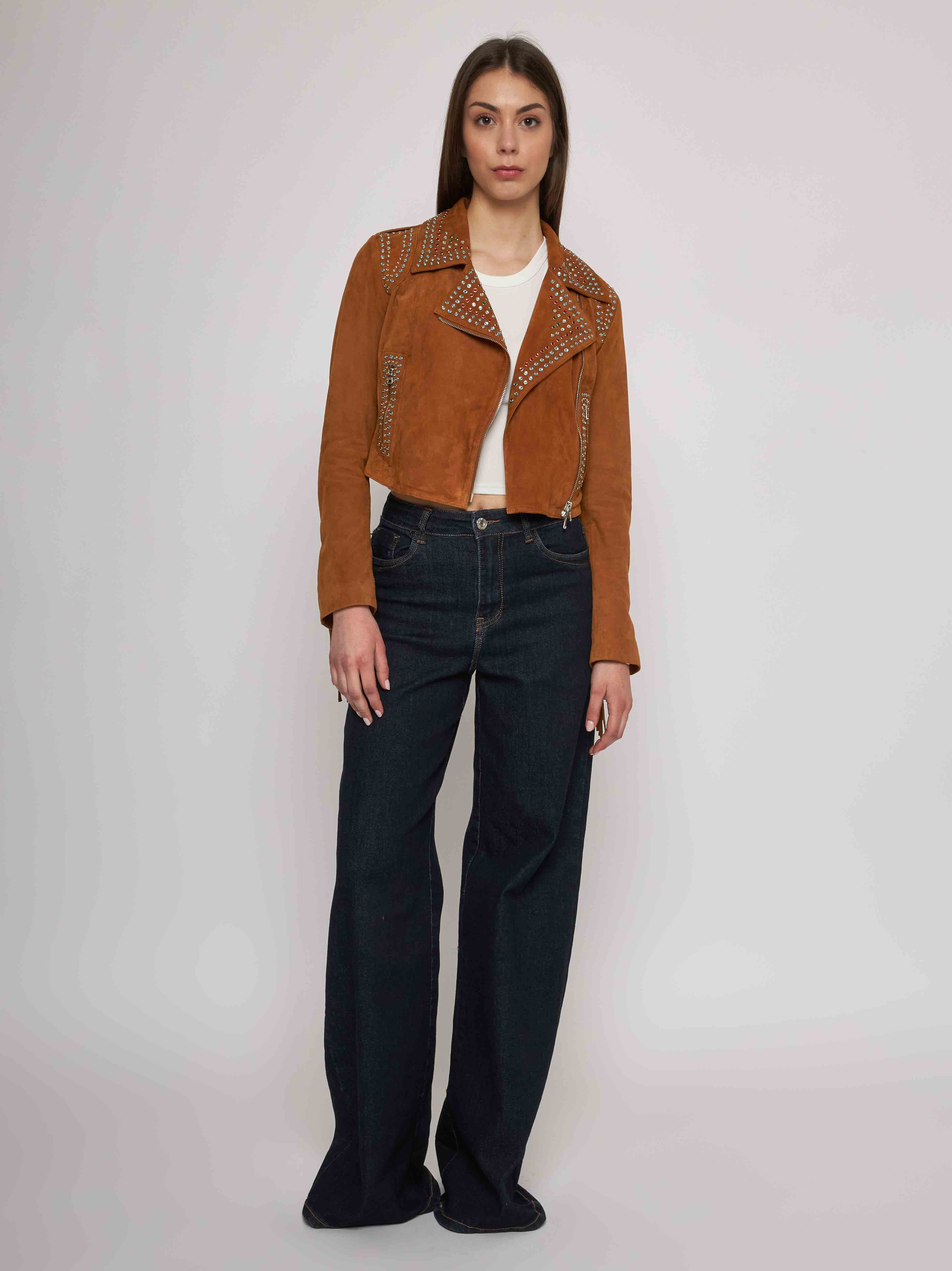 Biker Jacket with Fringes