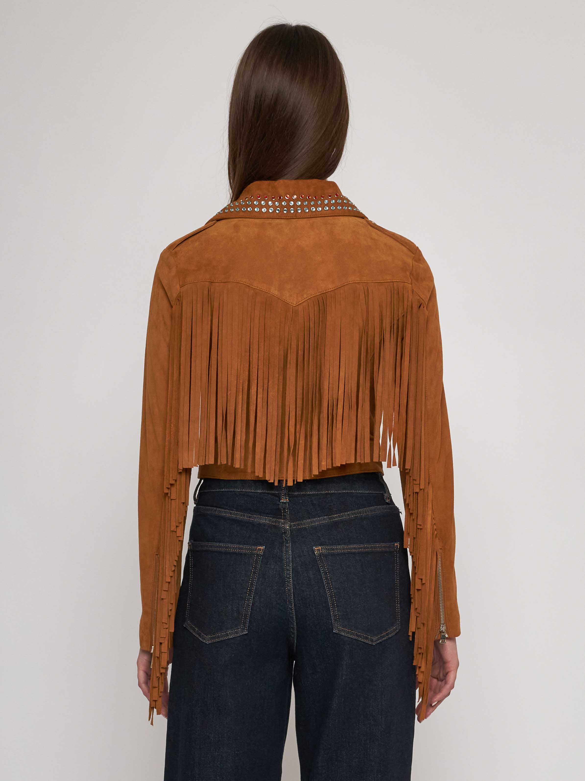 Biker Jacket with Fringes