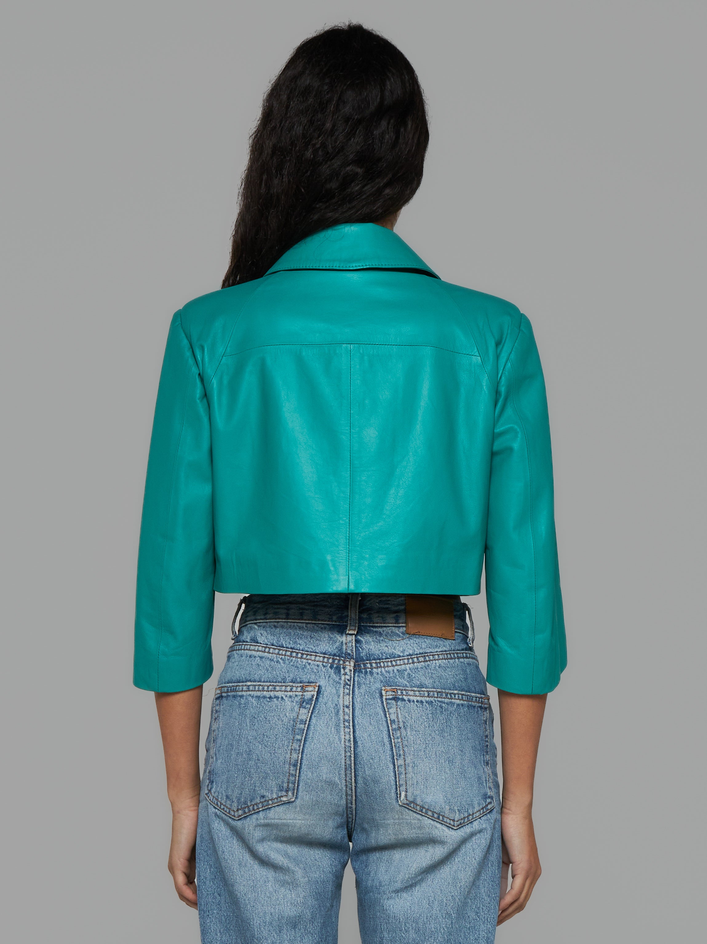 Nappa leather jacket