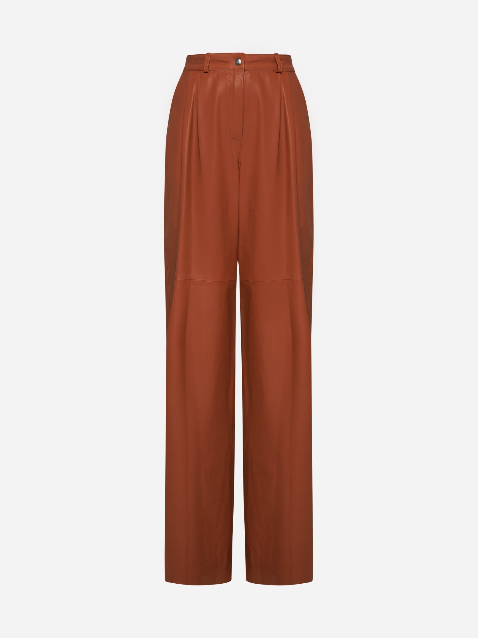 Nappa leather trousers