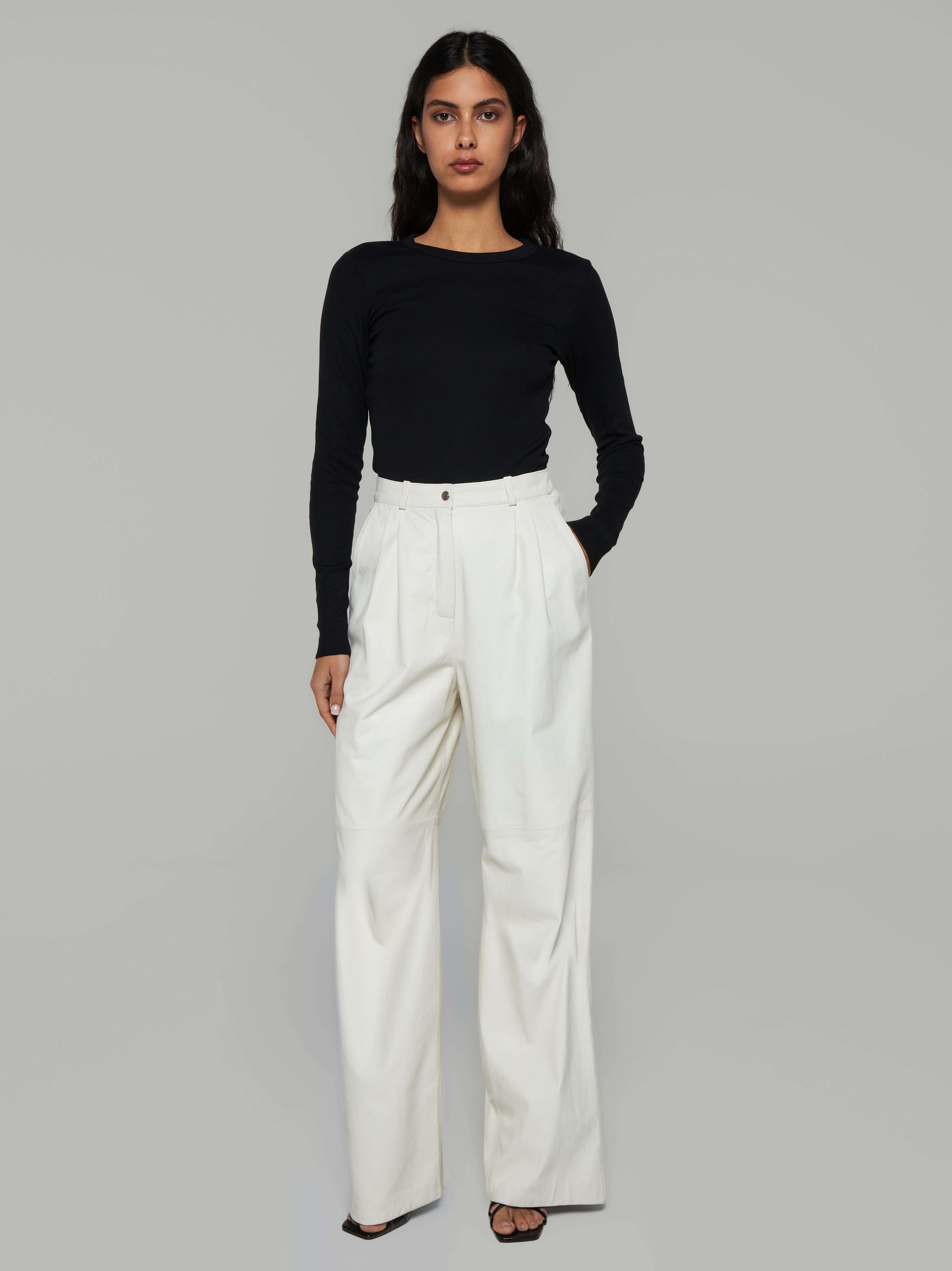 Leather trousers
