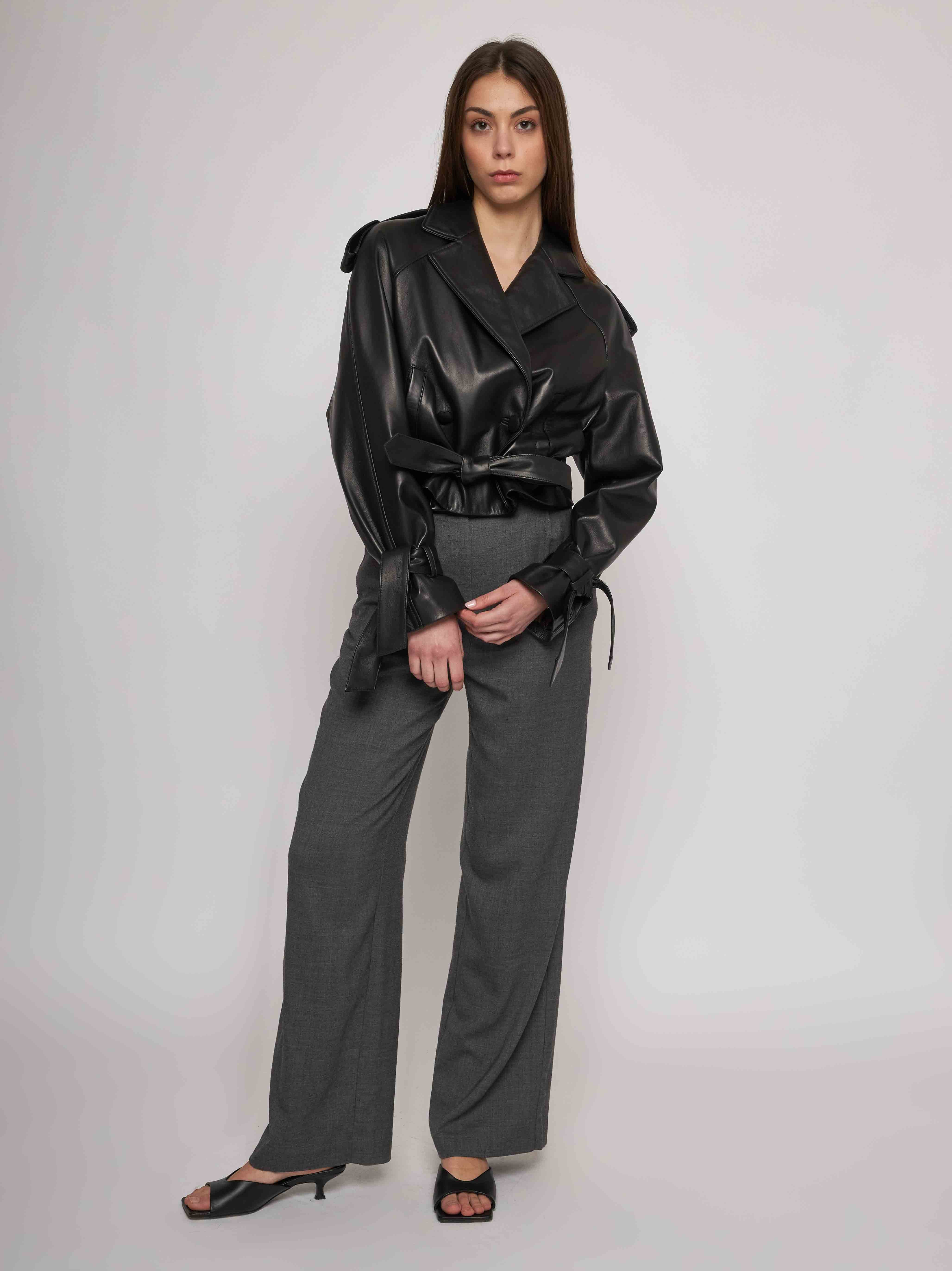 Mini Trench in Nappa Leather