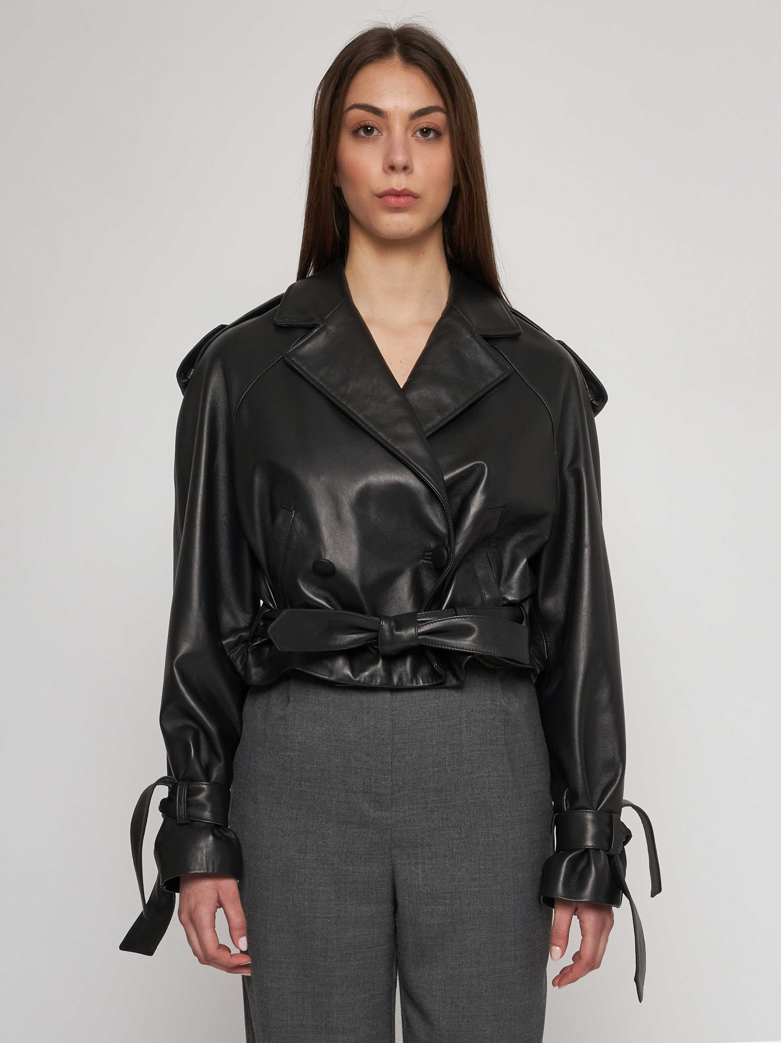 Mini Trench in Nappa Leather