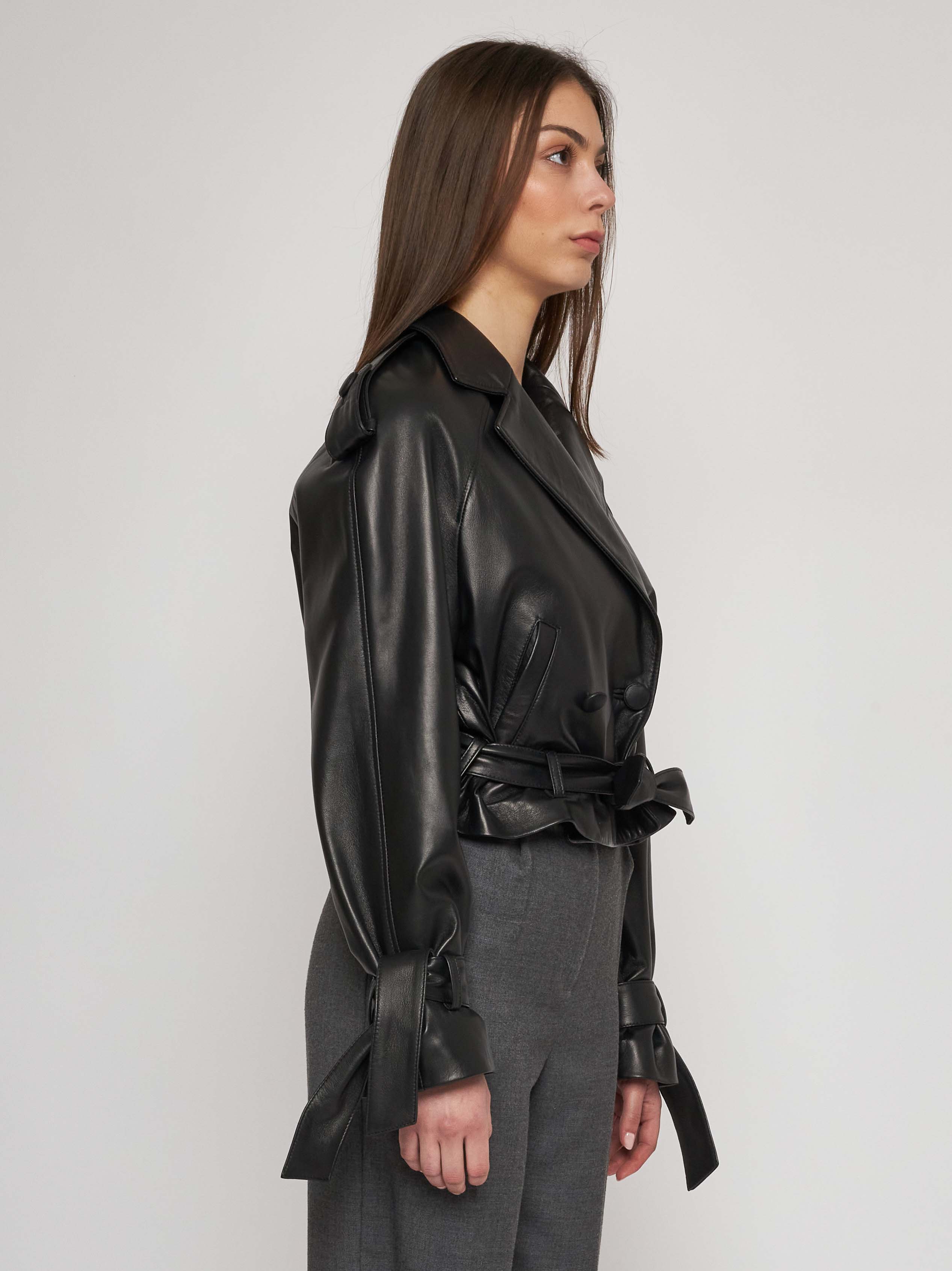 Mini Trench in Nappa Leather