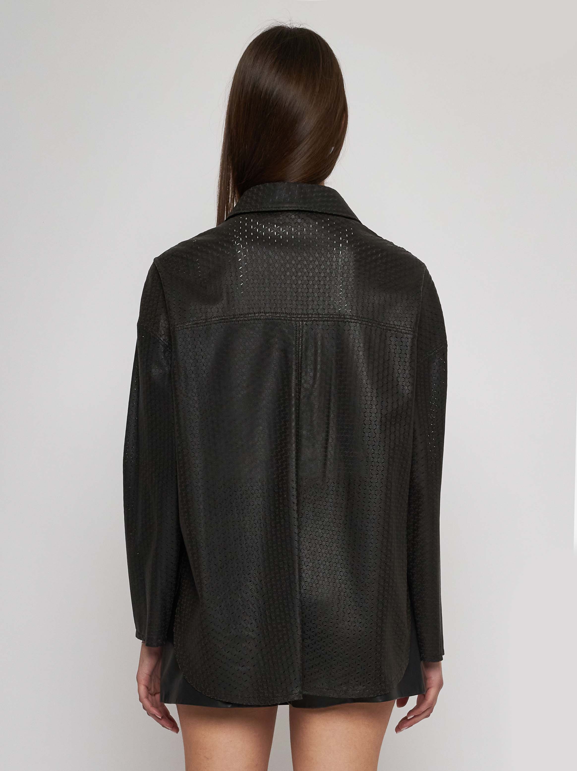 All laser-cut nappa shirt 33CM17/10101/12