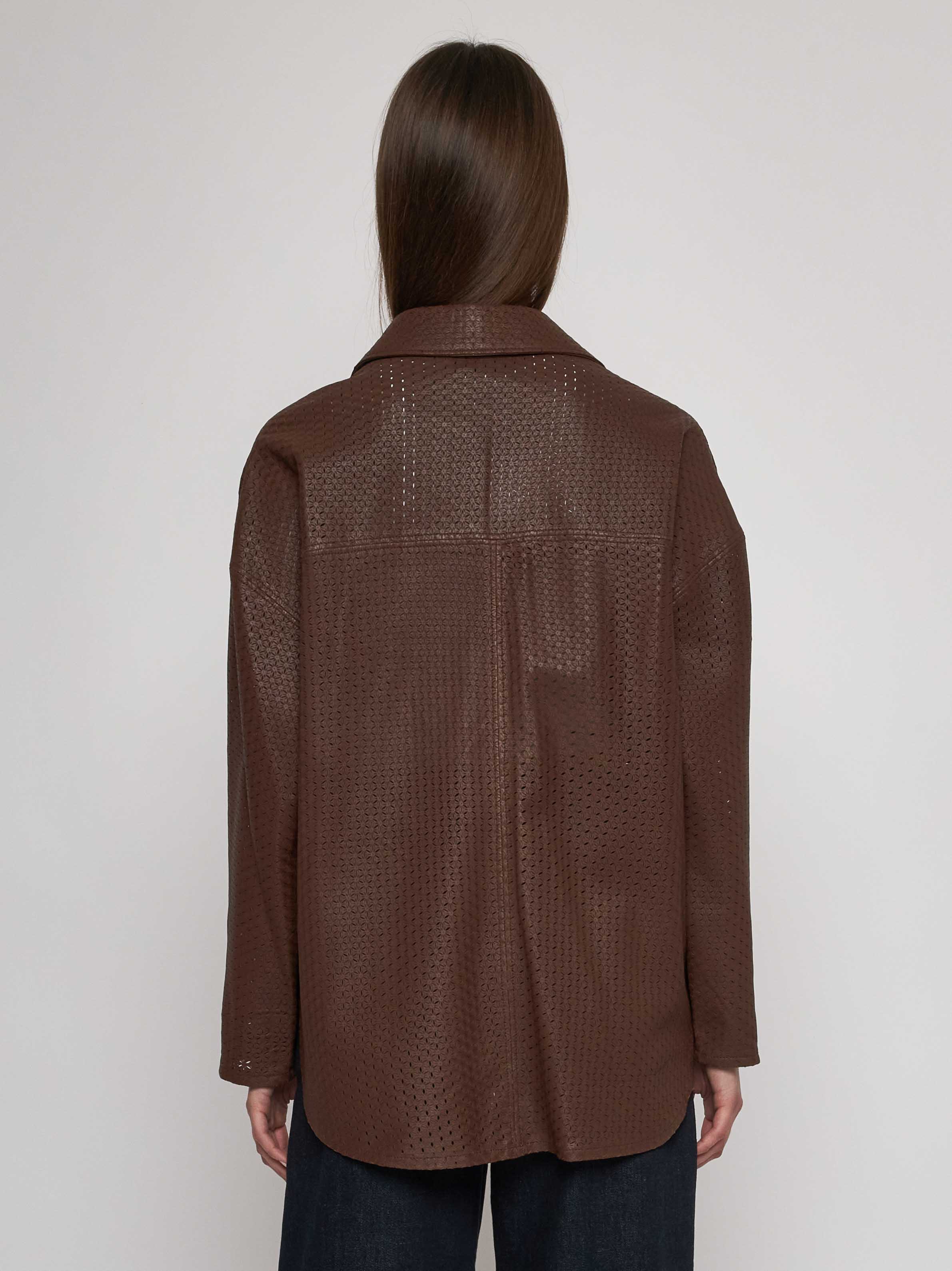 All laser-cut nappa shirt 33CM17/10101/12