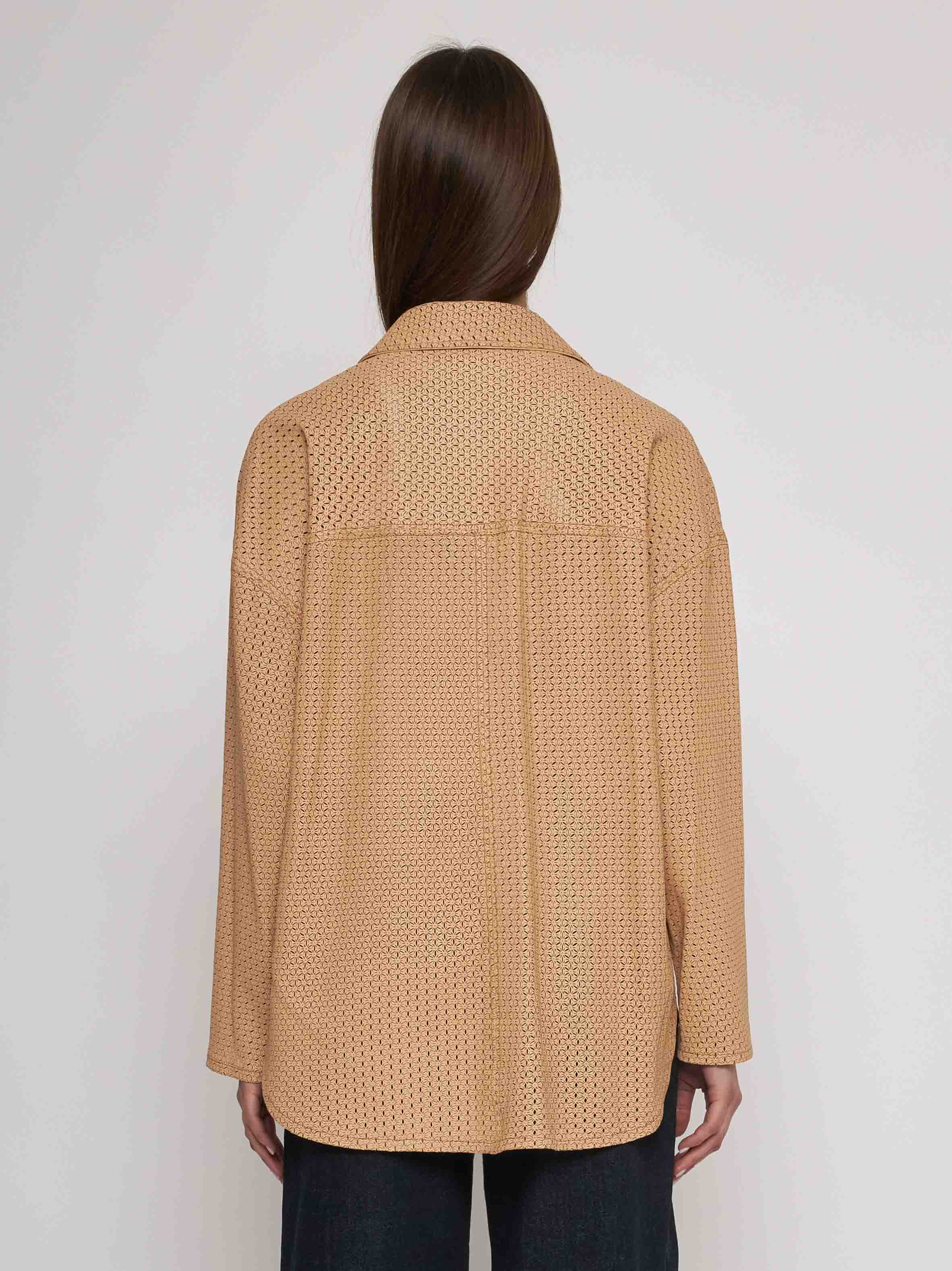 All laser-cut nappa shirt 33CM17/10101/12