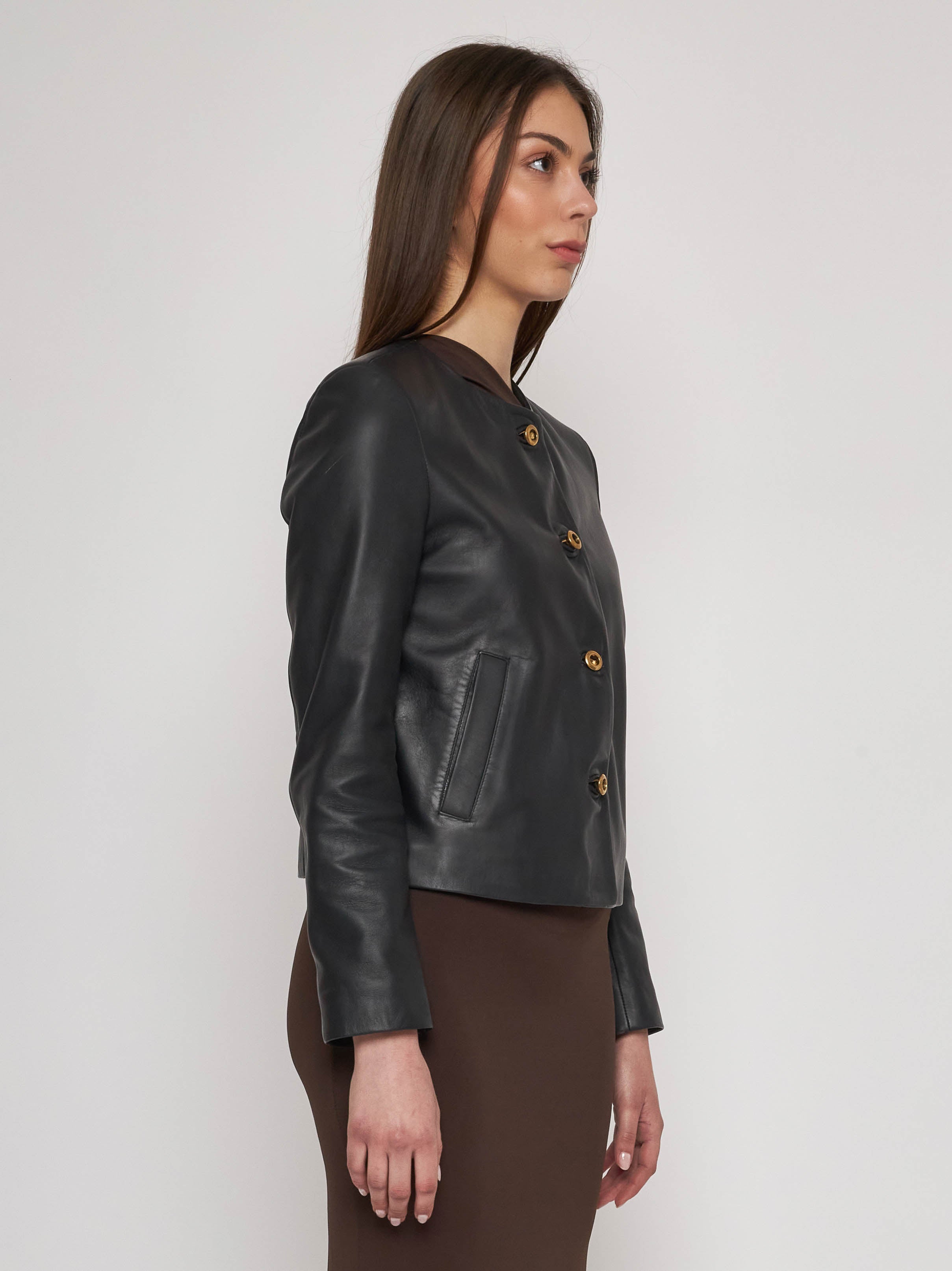 Classic nappa jacket 33GB13 - 10101