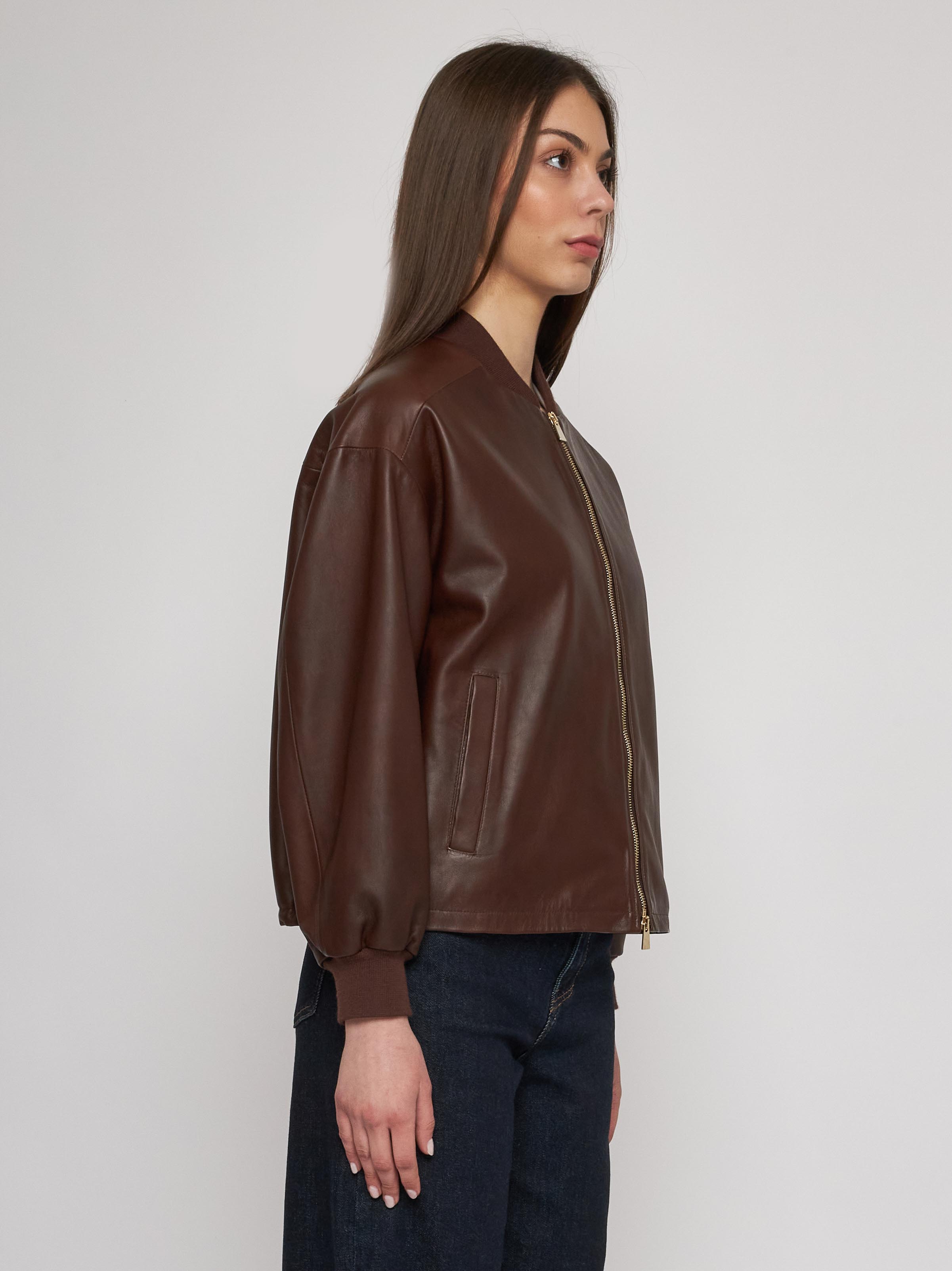 Nappa leather blouson 33GB21- 10101