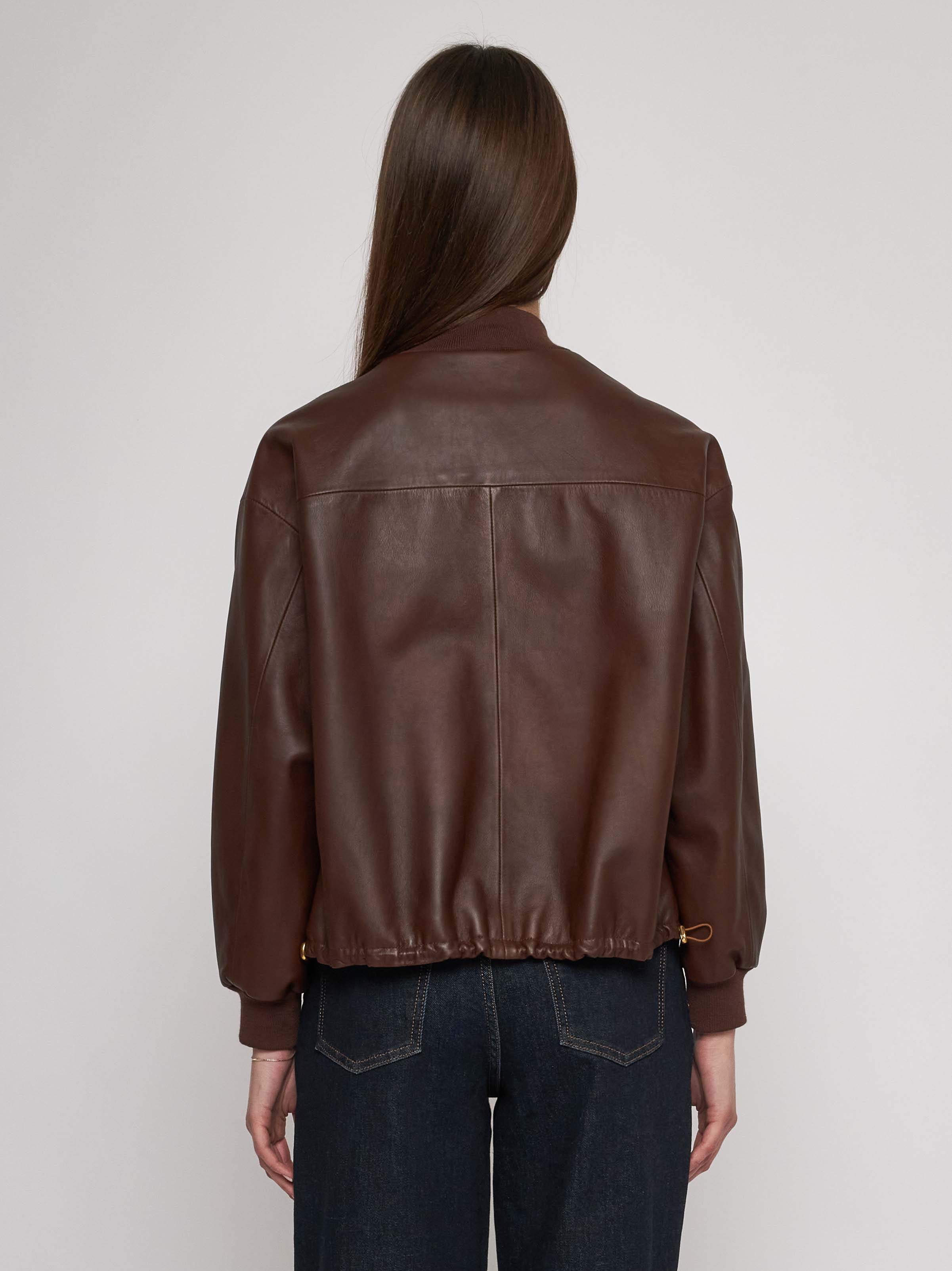 Nappa leather blouson 33GB21- 10101