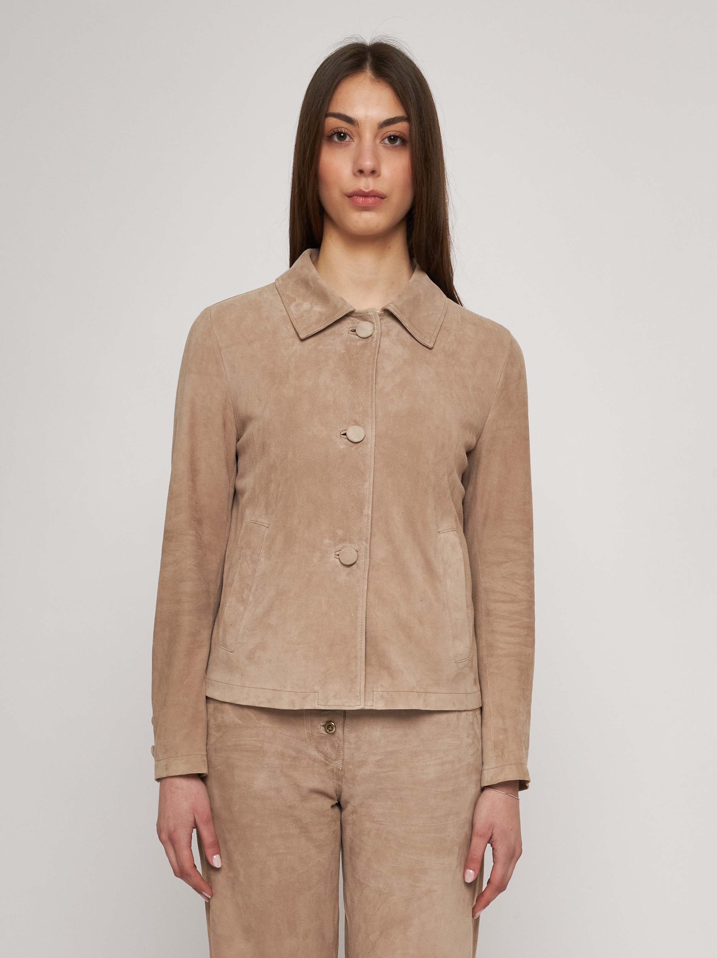 Giubbino in camoscio 33GC22-10201