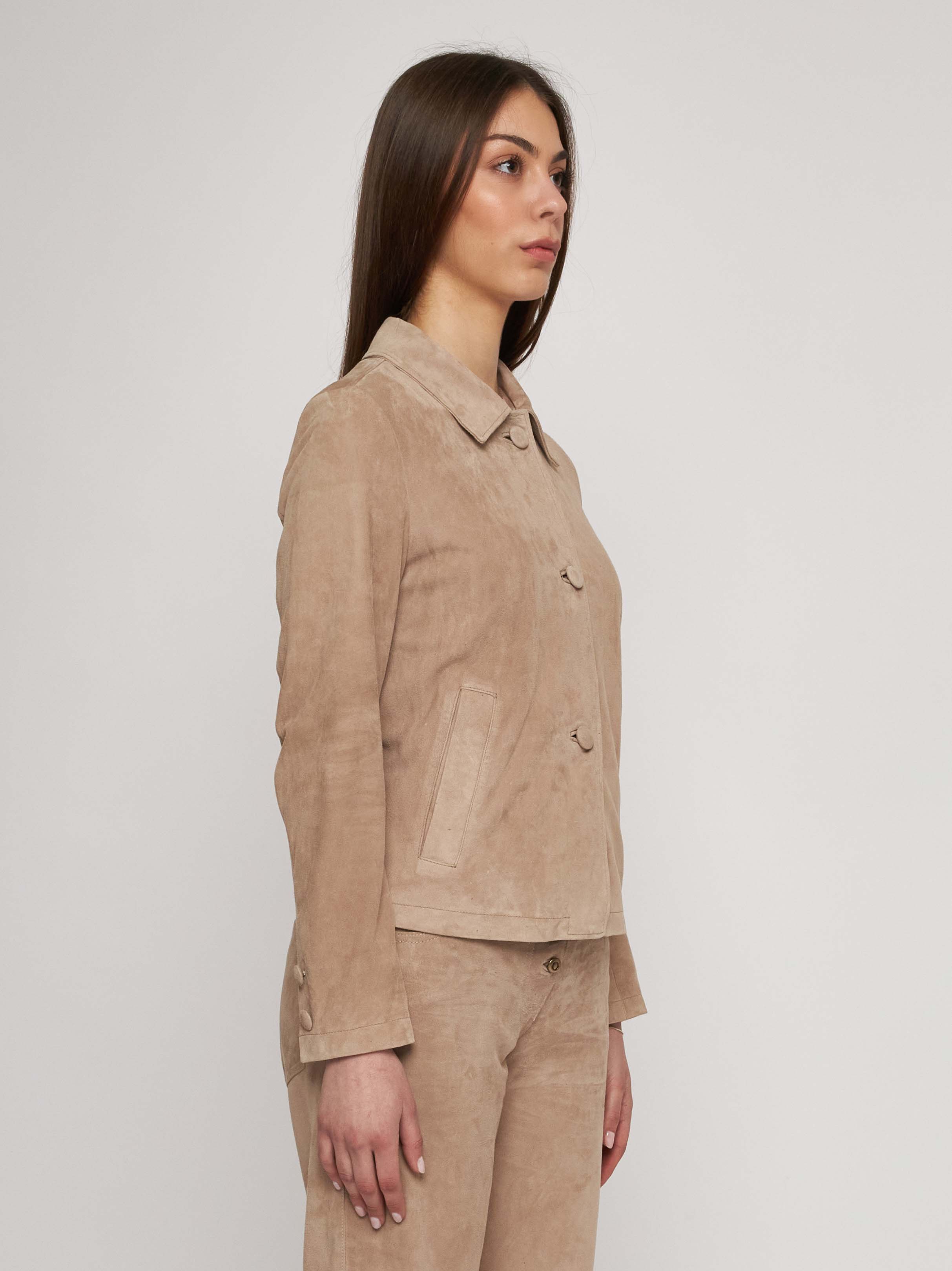 Suede jacket 33GC22-10201