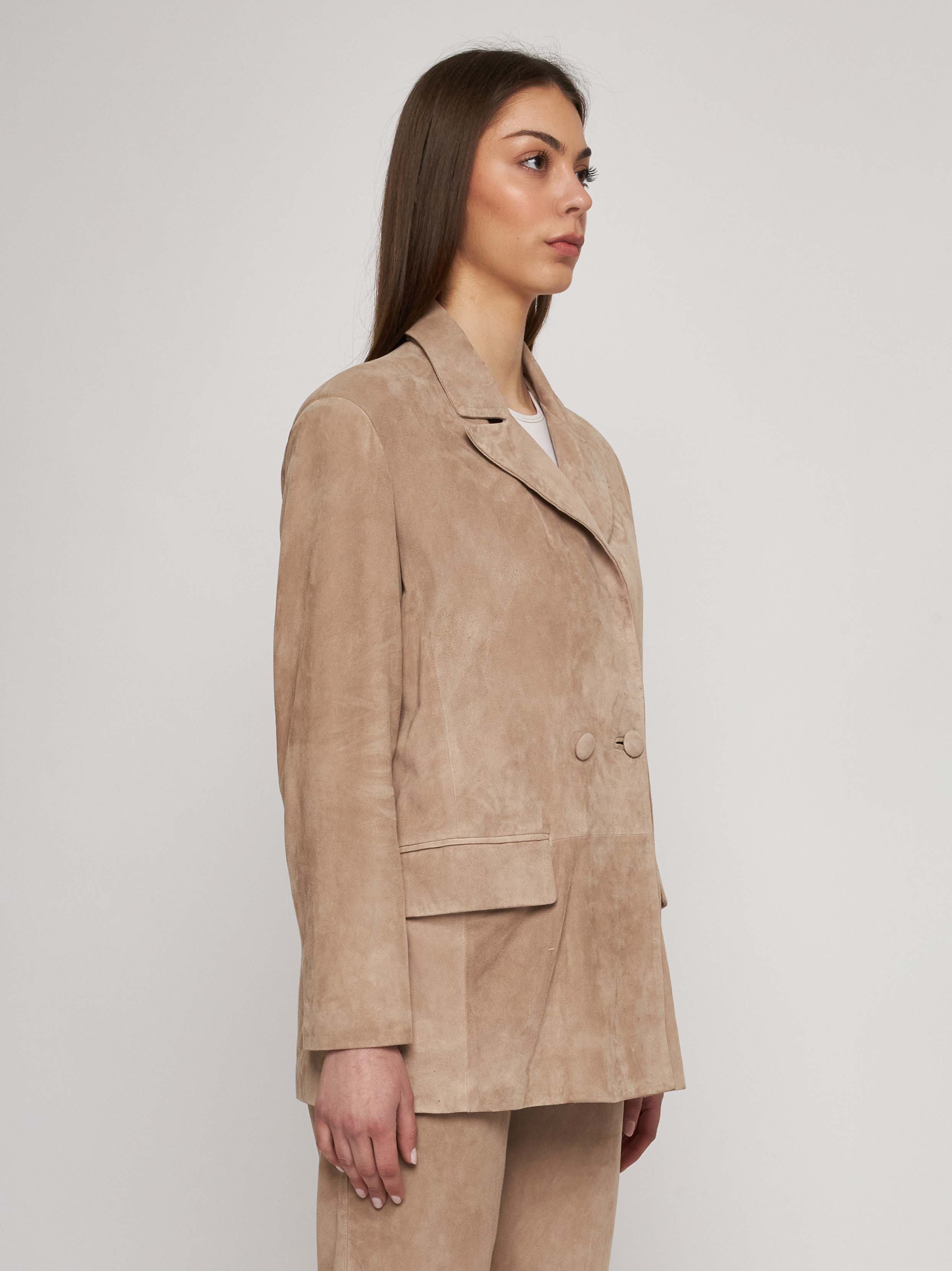 Suede blazer 33GC05-10201
