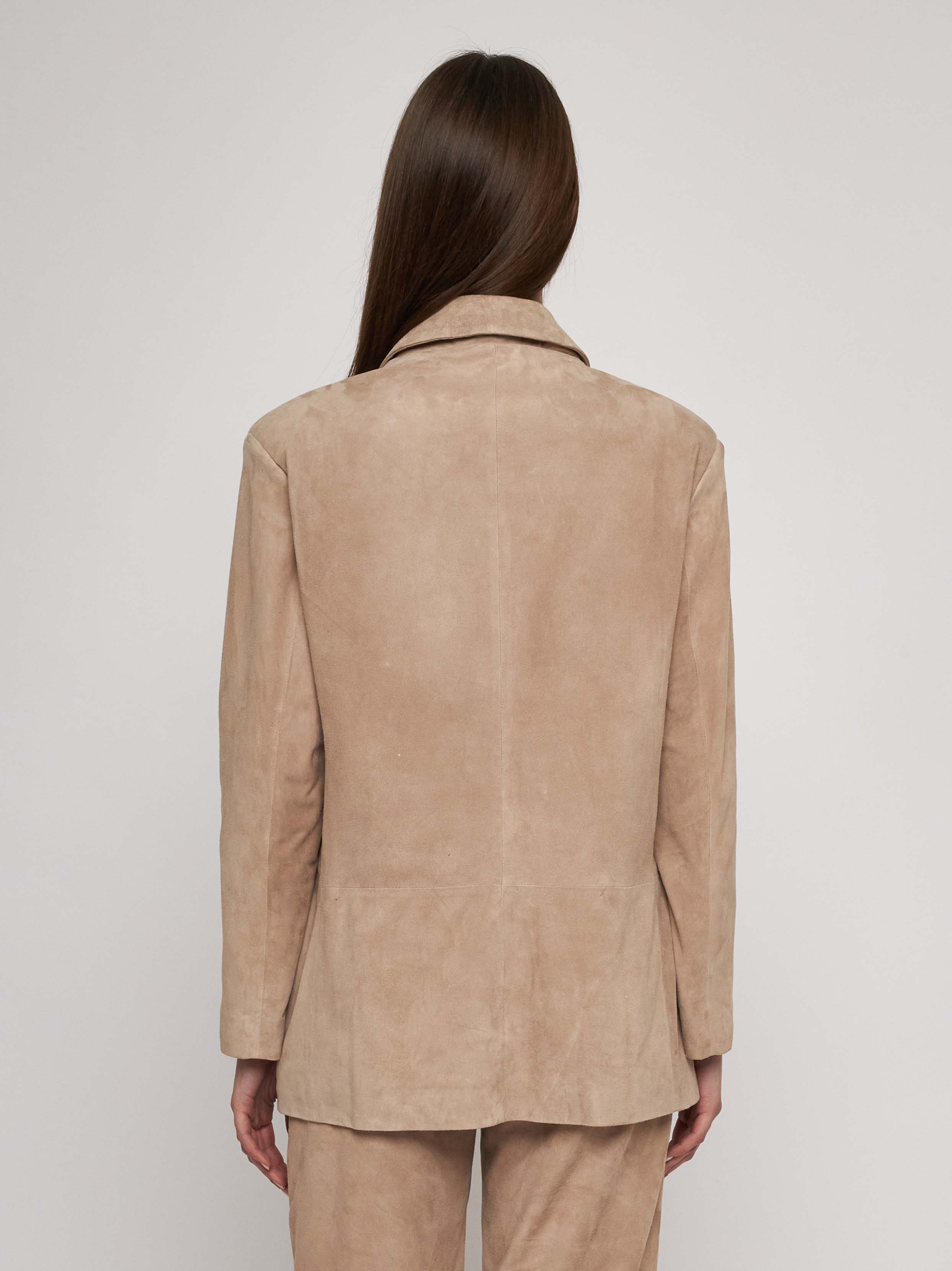 Suede blazer 33GC05-10201