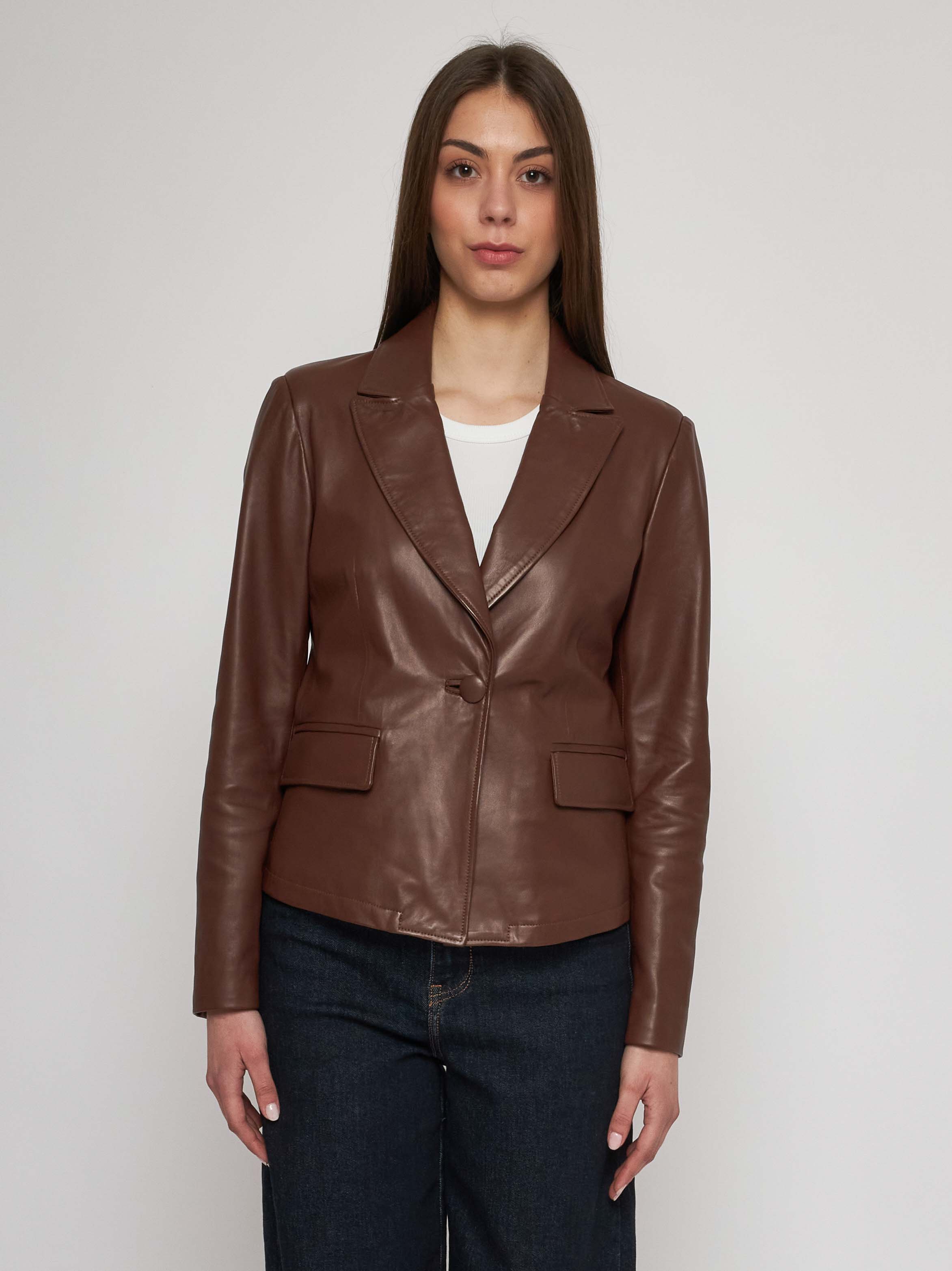 Classic Nappa Leather Jacket 33GC24-10101