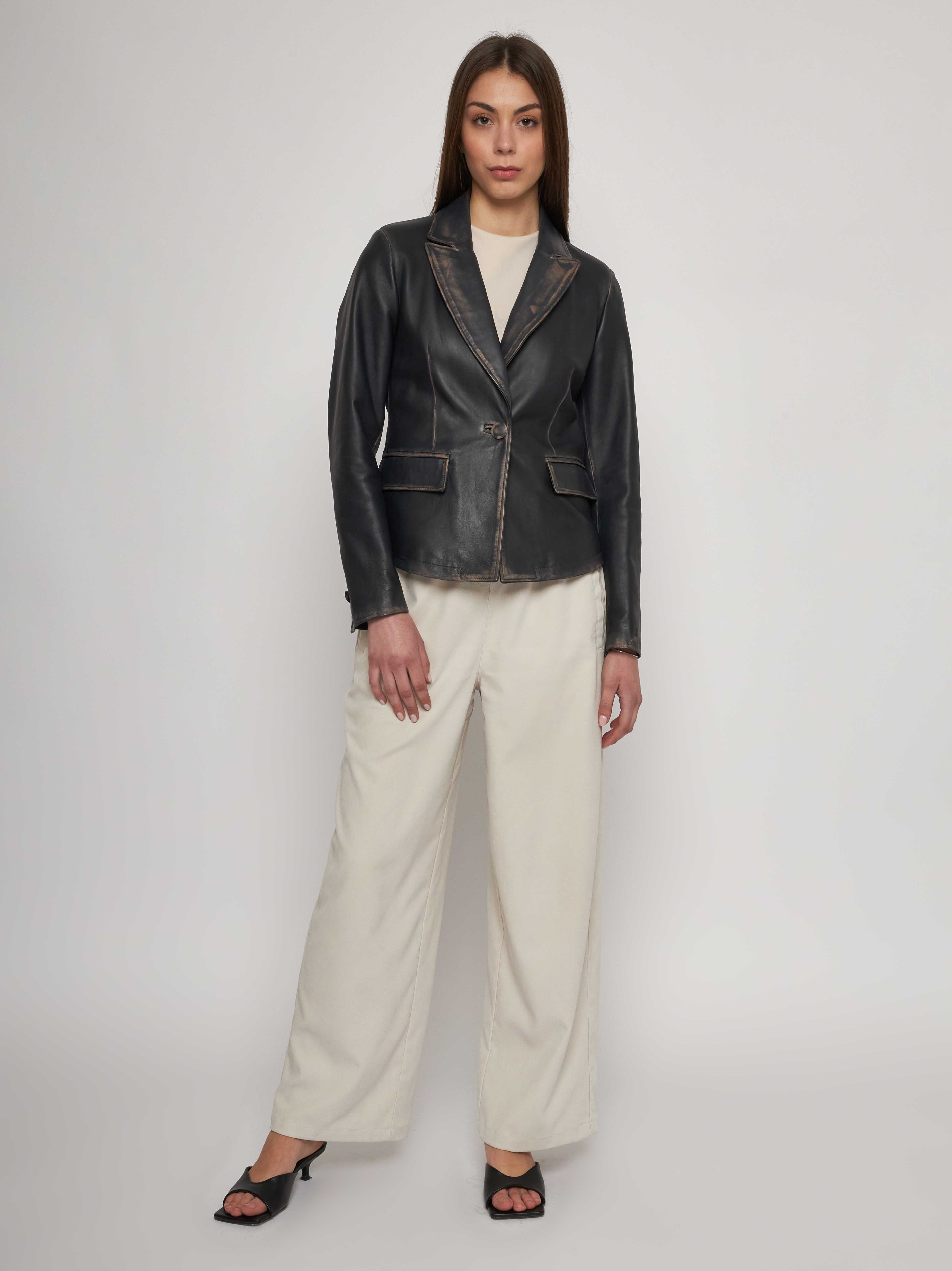 Blazer in nappa antik 33GC24 - 20121/7