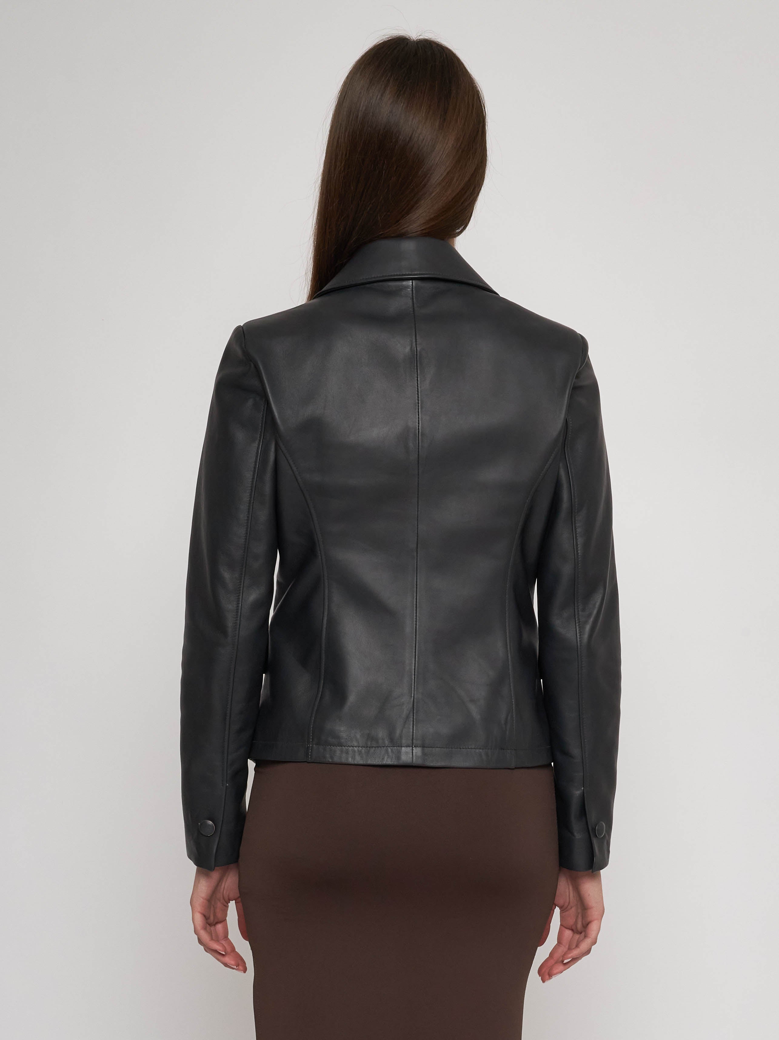Classic Nappa Leather Jacket 33GC24-10101