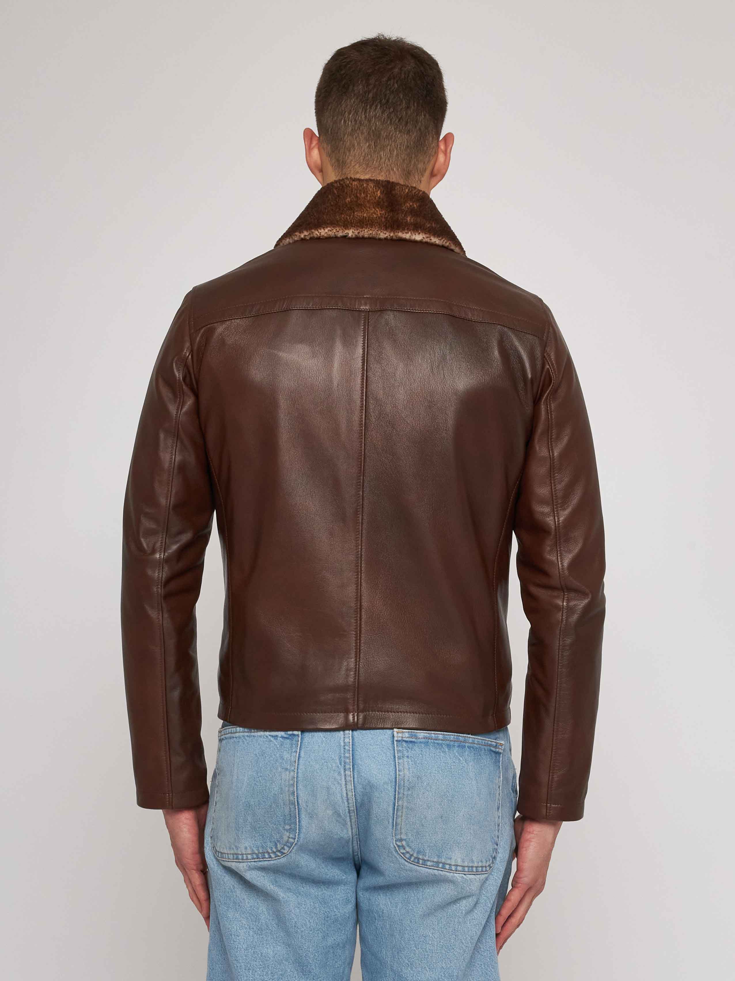 Blouson  in nappa con collo in montone 51215-10117/8_21