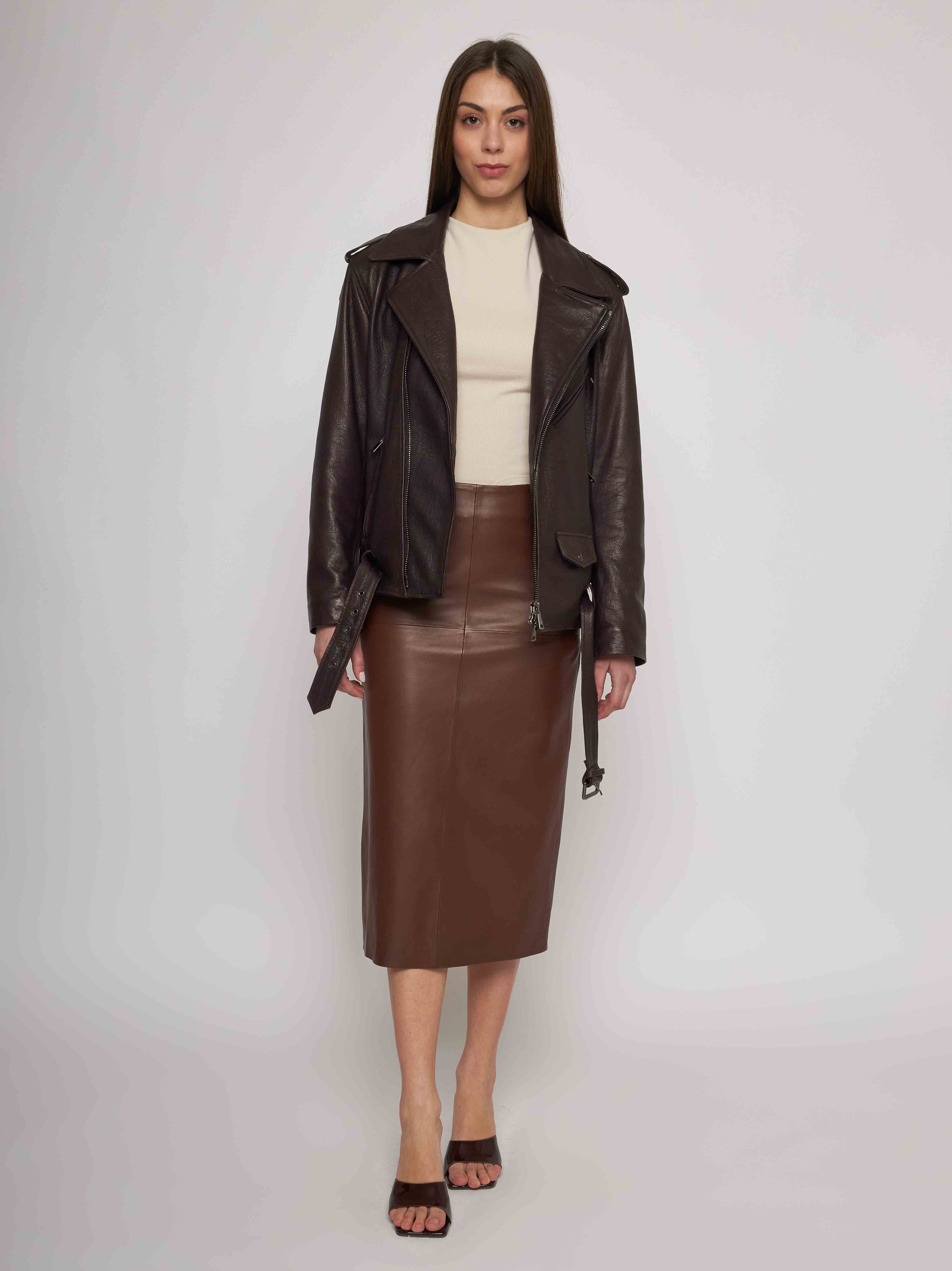 Bomber in quilted classic nappa