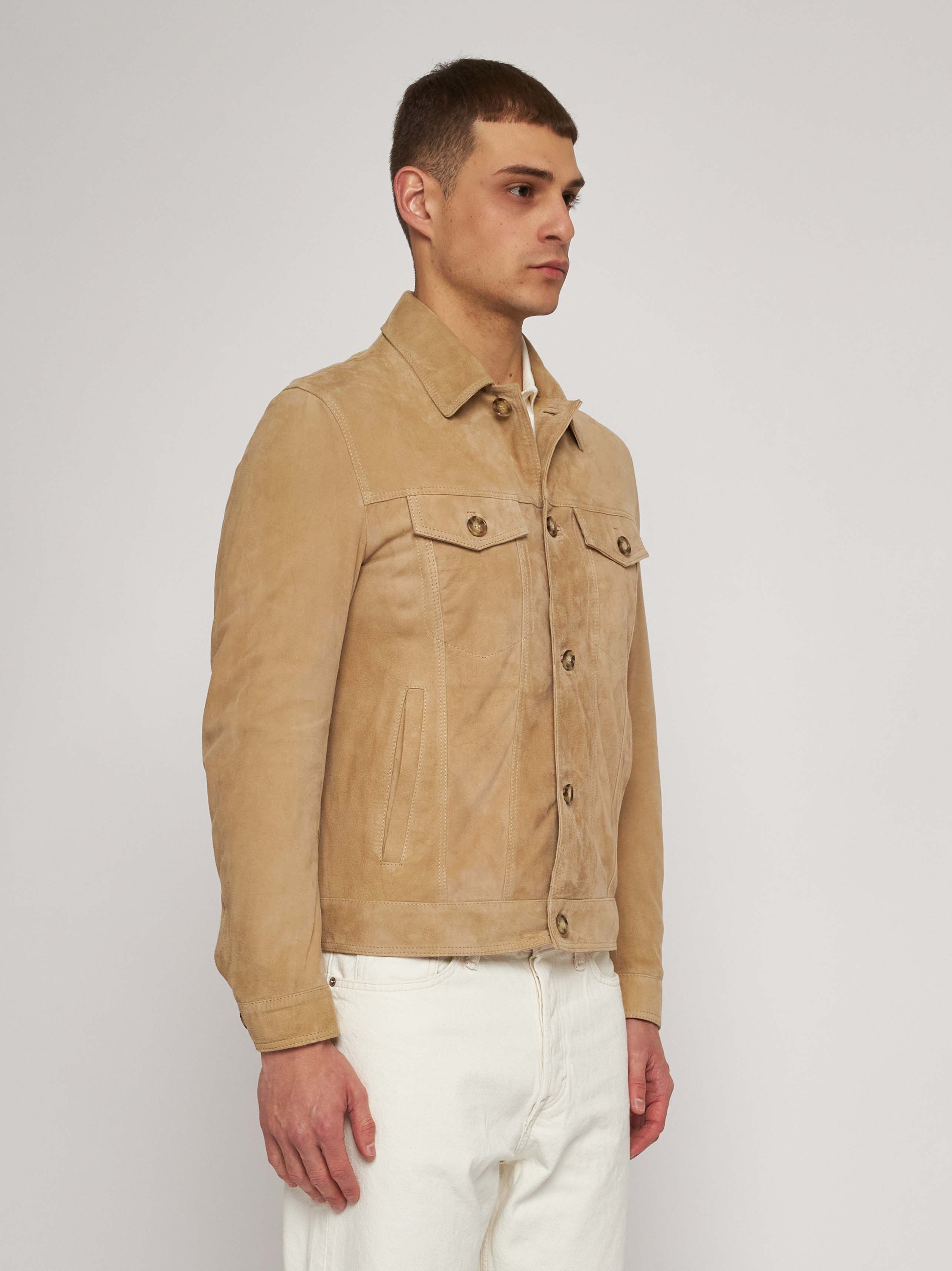 Sand suede jacket 51272 -90102_13