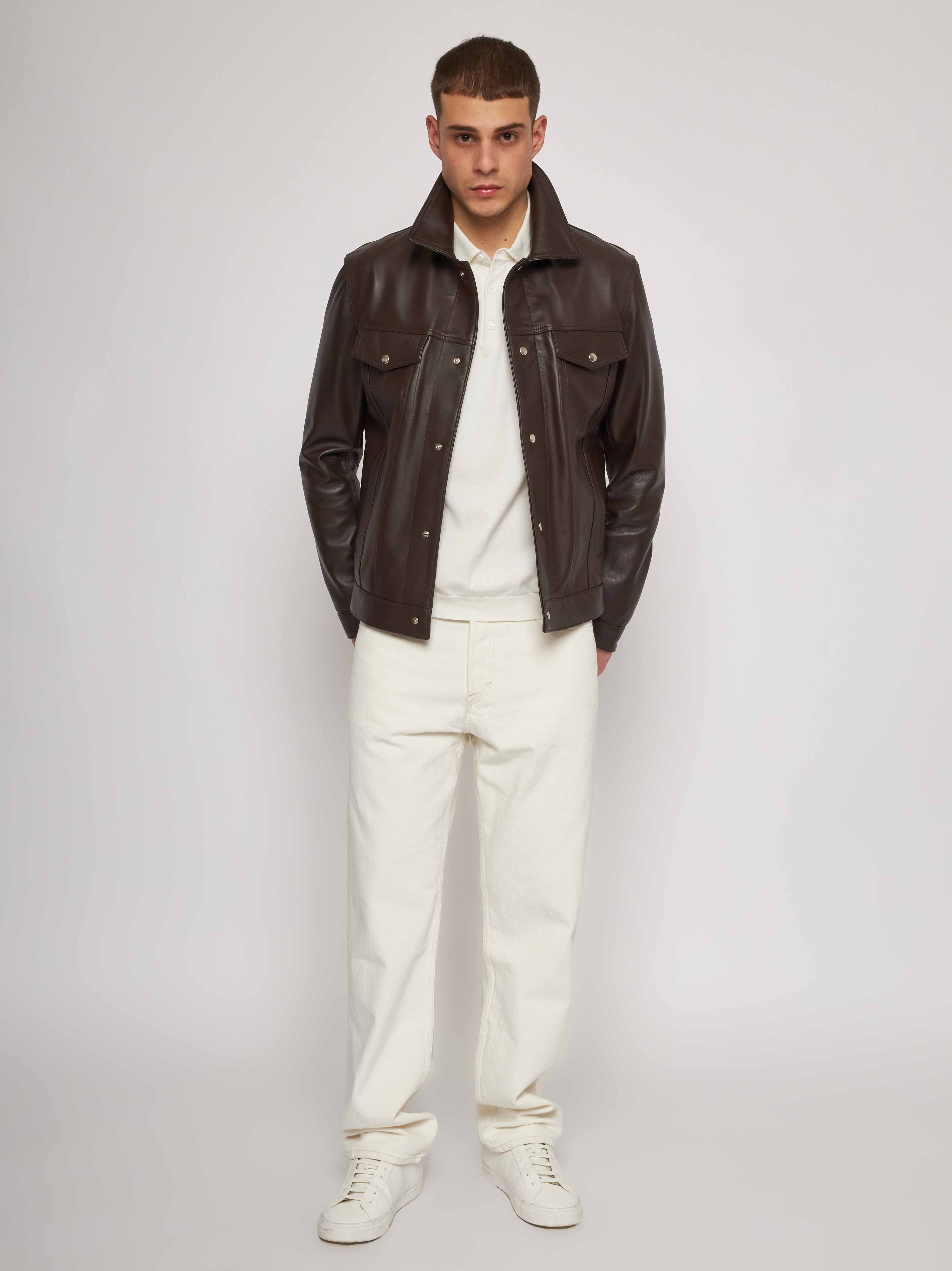 Chestnut nappa jacket 51272B -10101_09