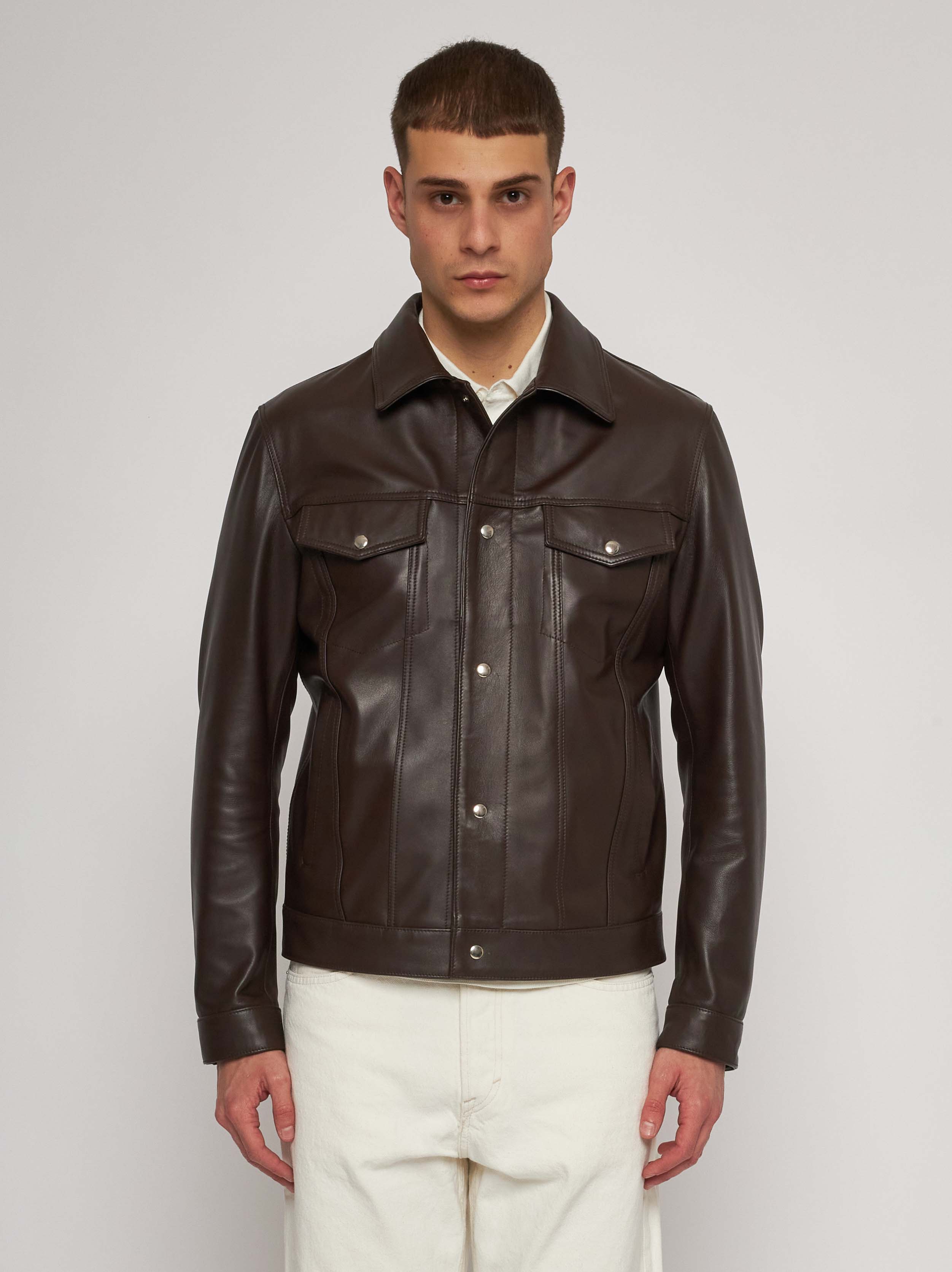 Chestnut nappa jacket 51272B -10101_09