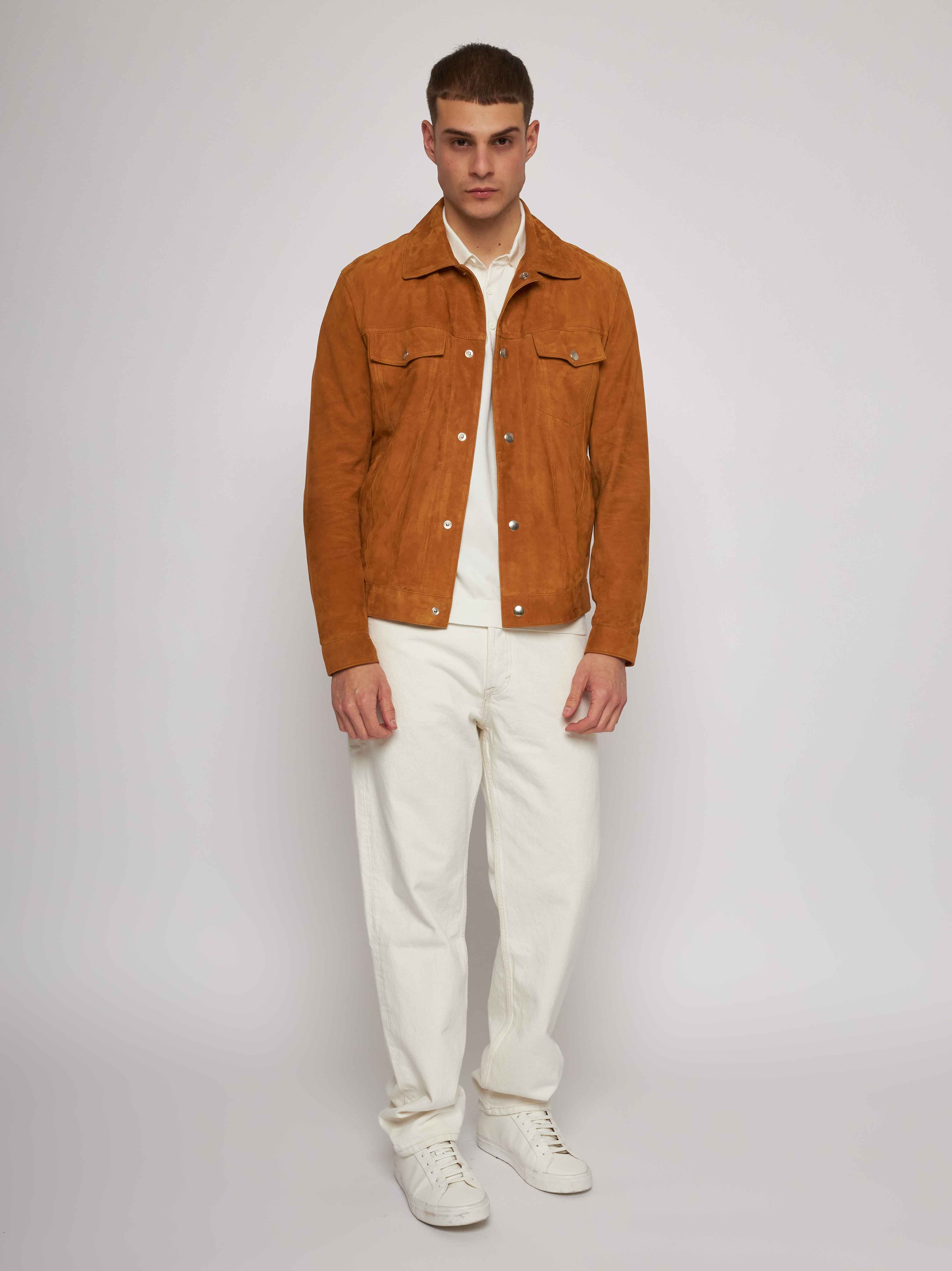 Leather suede jacket 51272B -10201