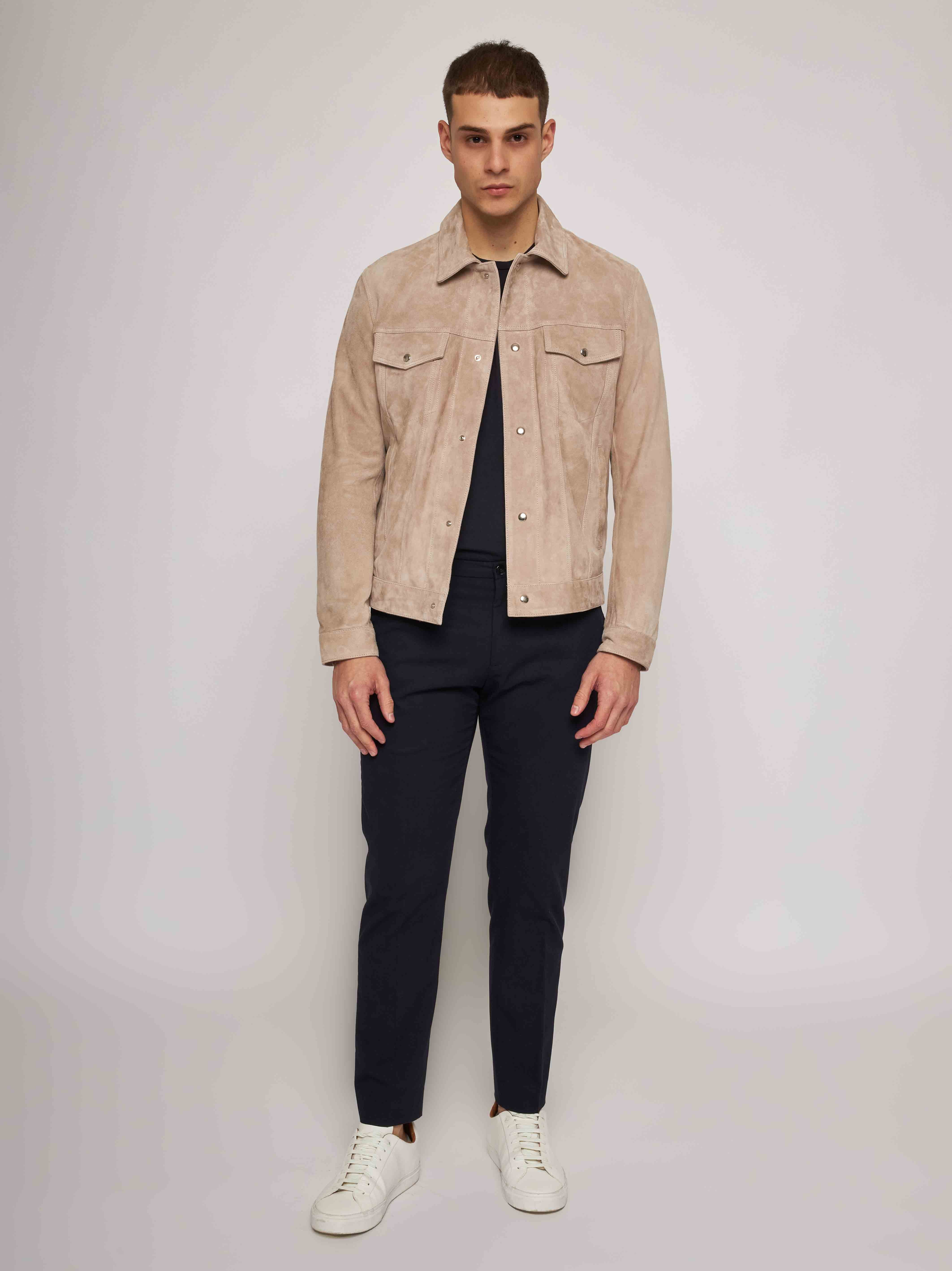 Sand suede jacket 51272B -10201