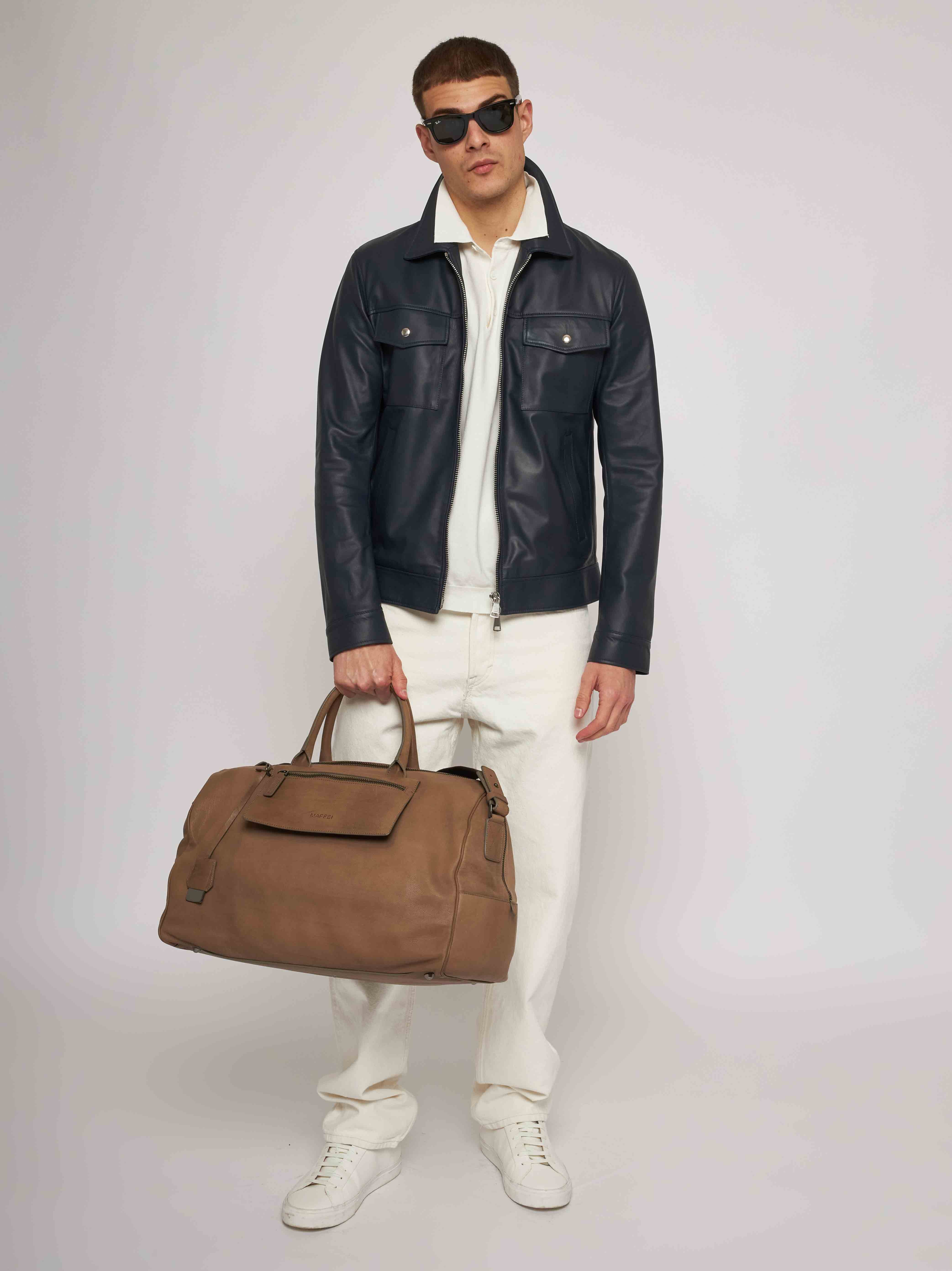 Blue nappa jacket 51284 -10101 _36