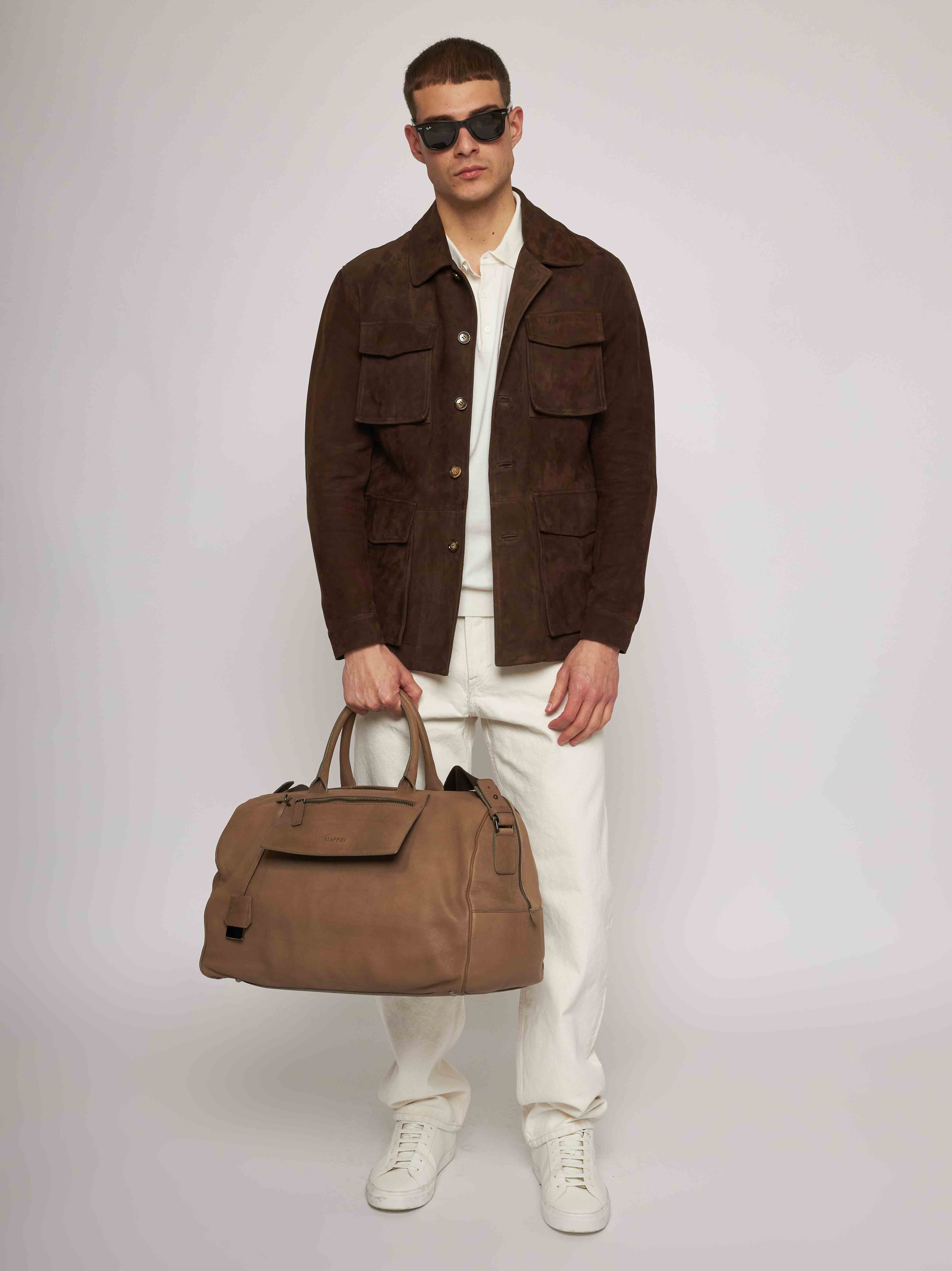 Brown Suede Field Jacket 52267-10201