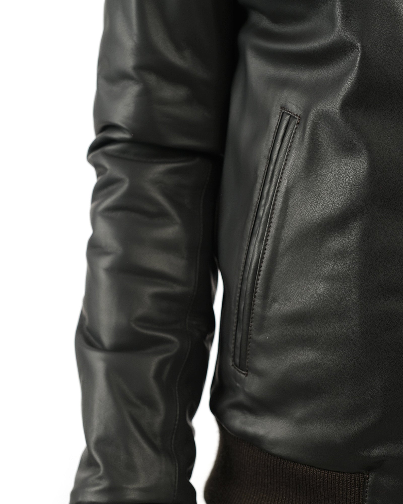 Bomber in dark brown nappa leather 51220-10101
