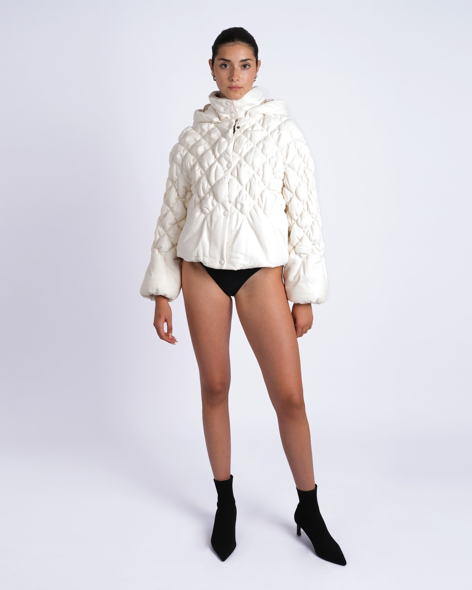 Blouson in classic quilted nappa