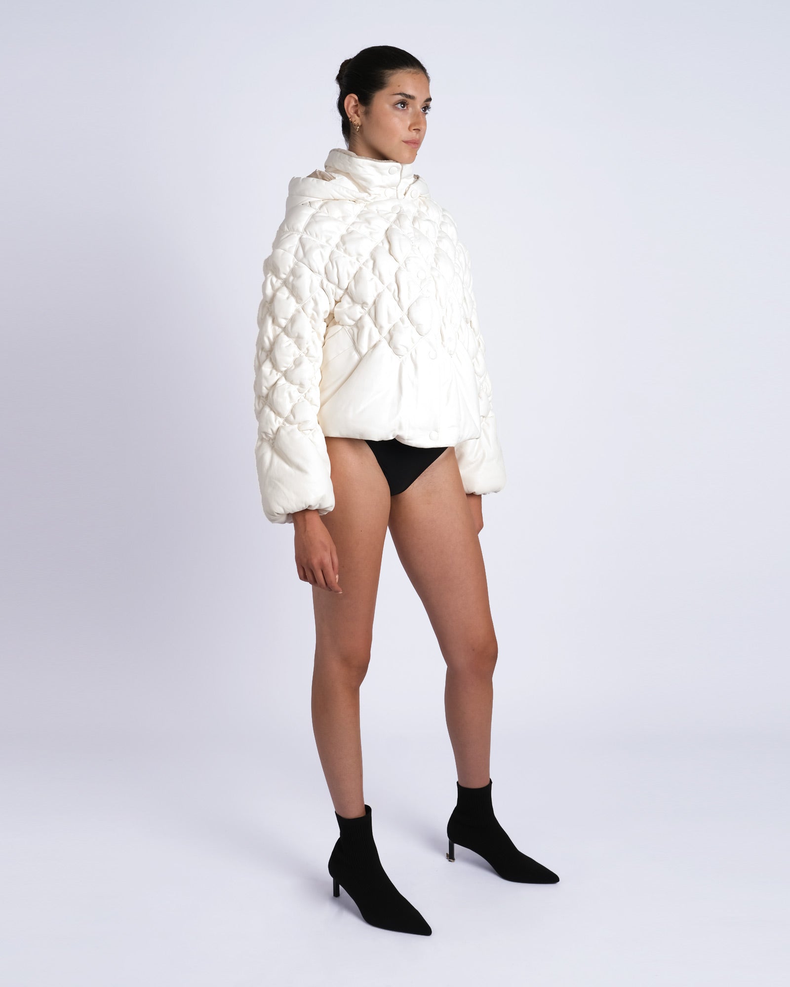 Blouson in classic quilted nappa
