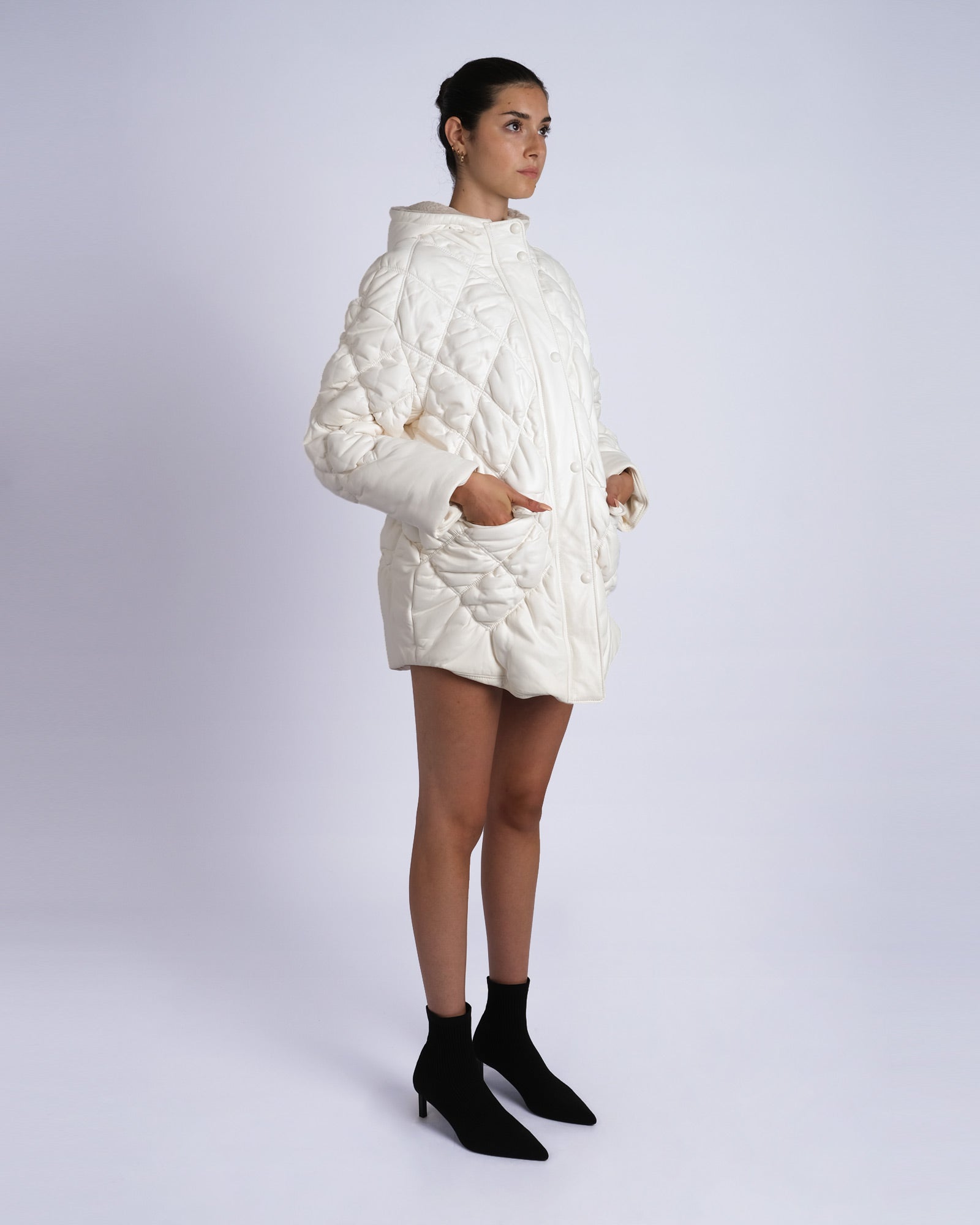 Classic quilted nappa jacket