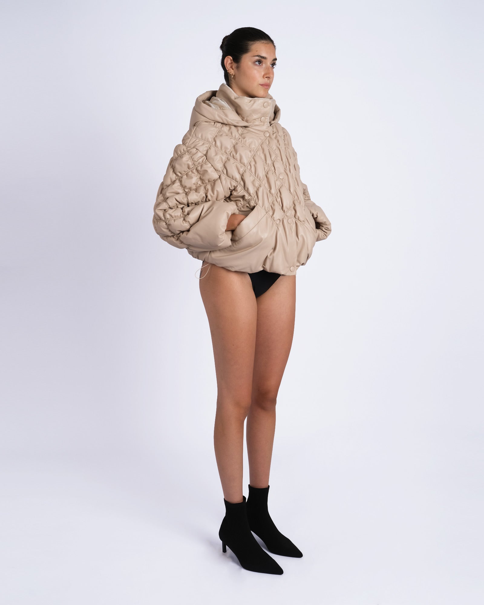 Blouson in classic quilted nappa