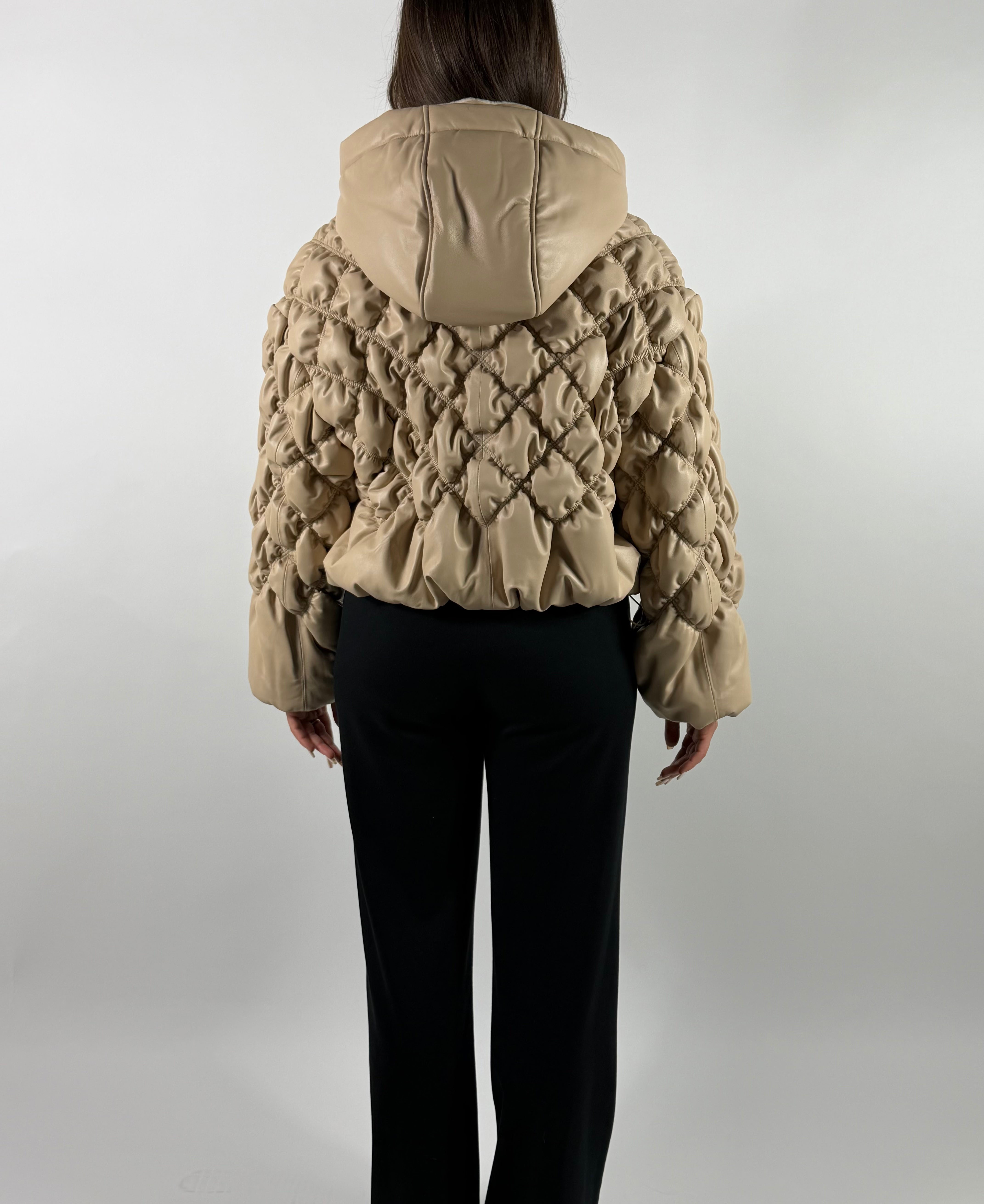 Blouson in classic quilted nappa