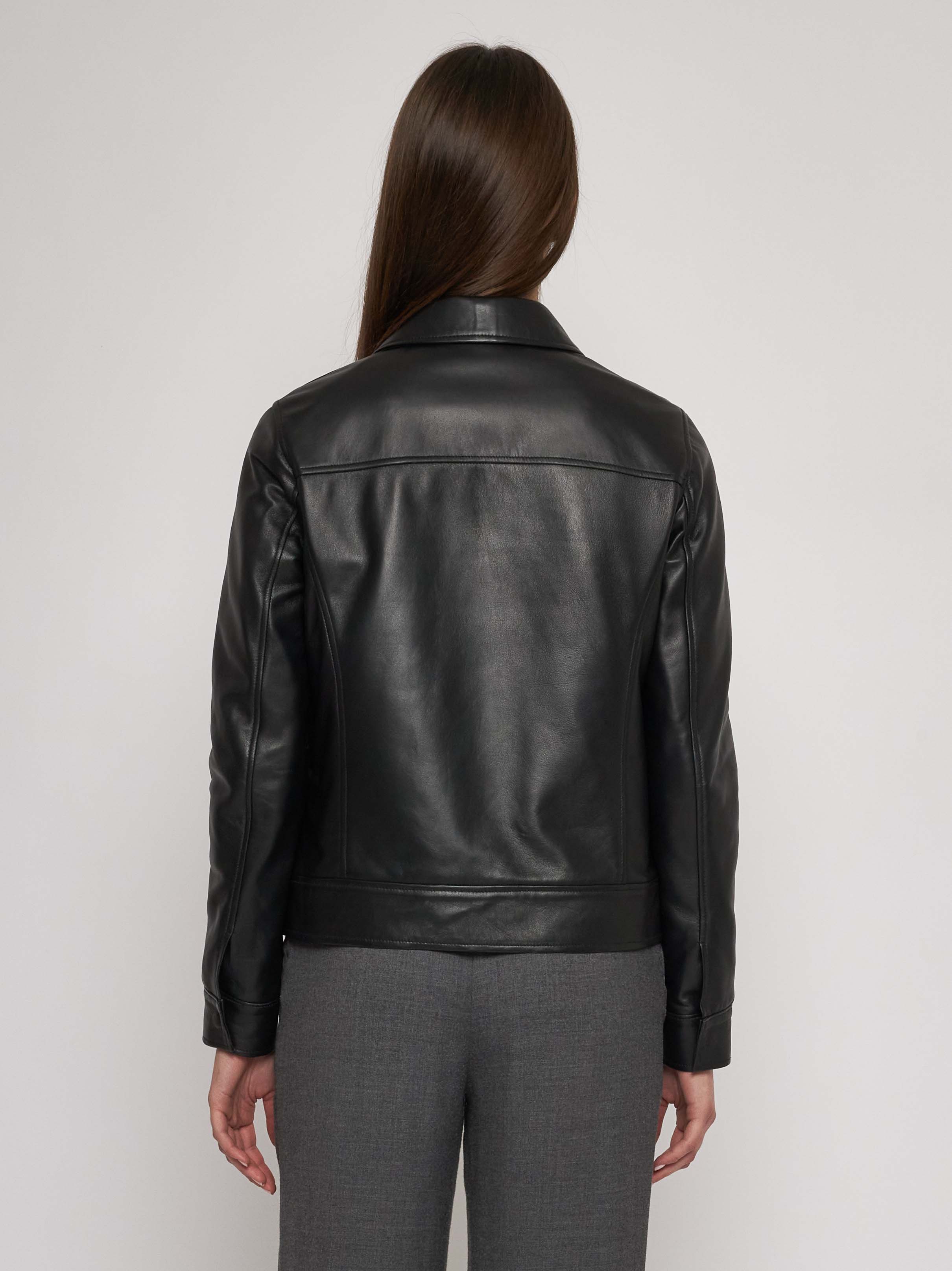 Bomber in quilted classic nappa