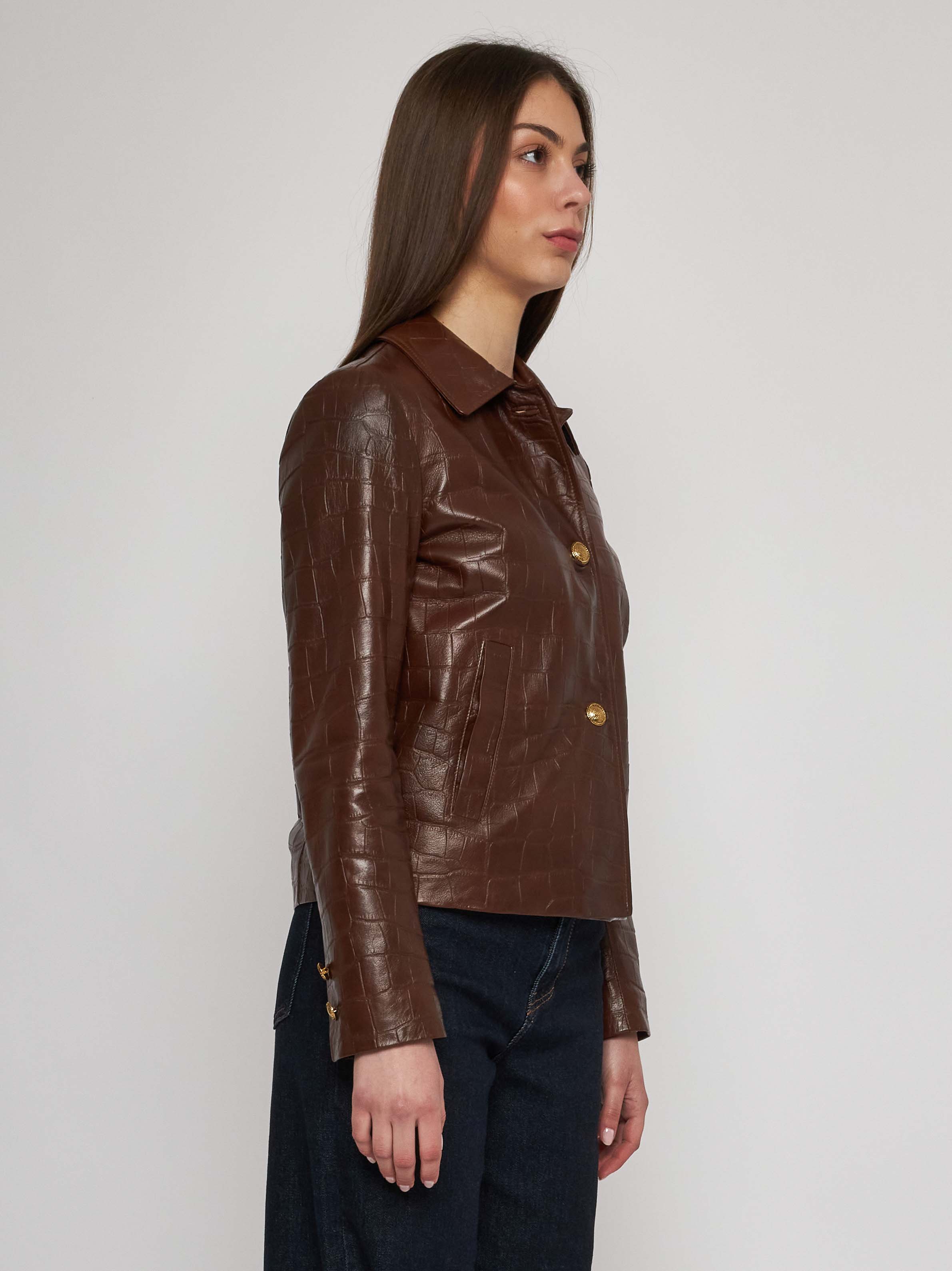 Bomber in quilted classic nappa