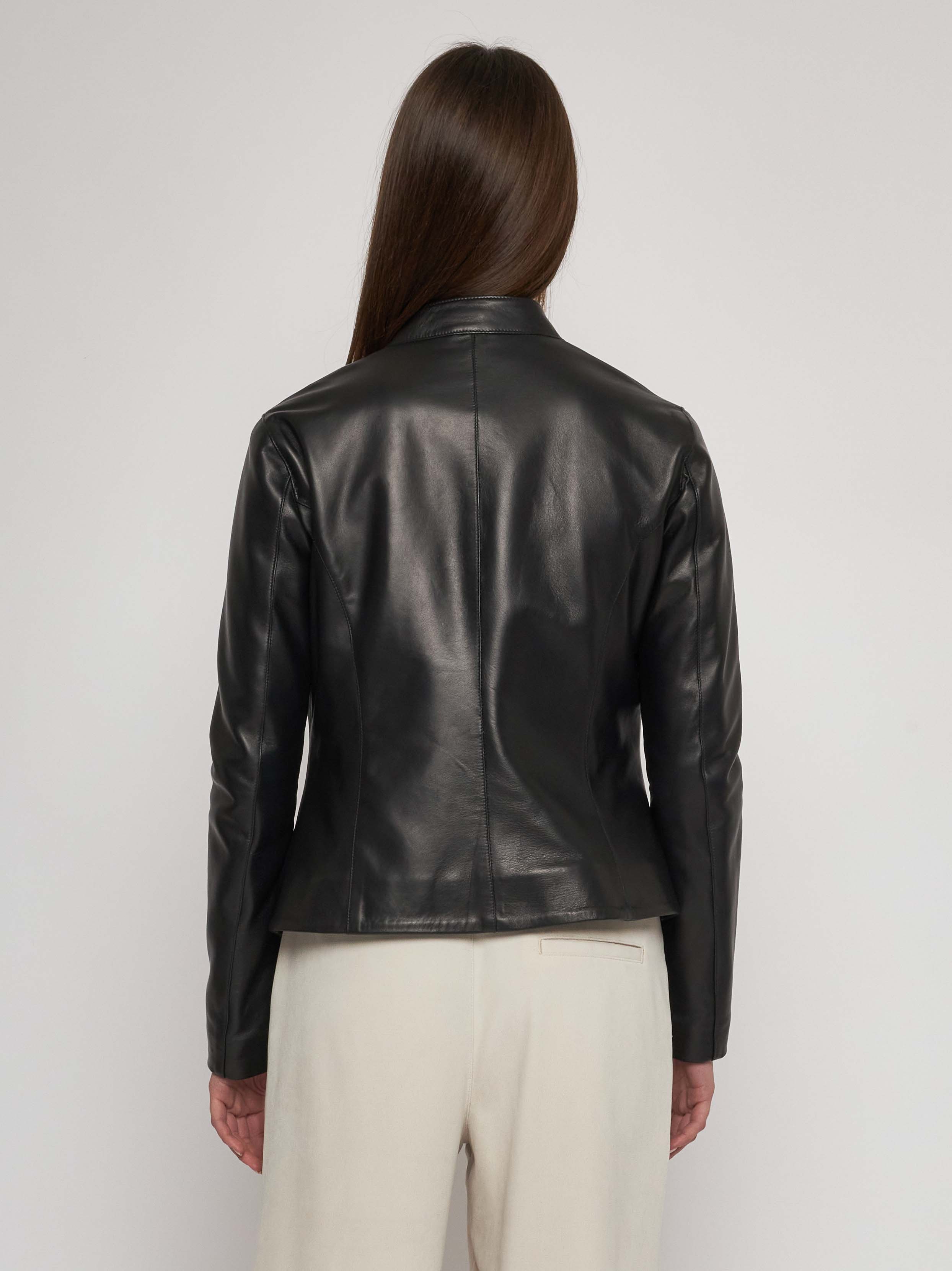 Bomber in quilted classic nappa