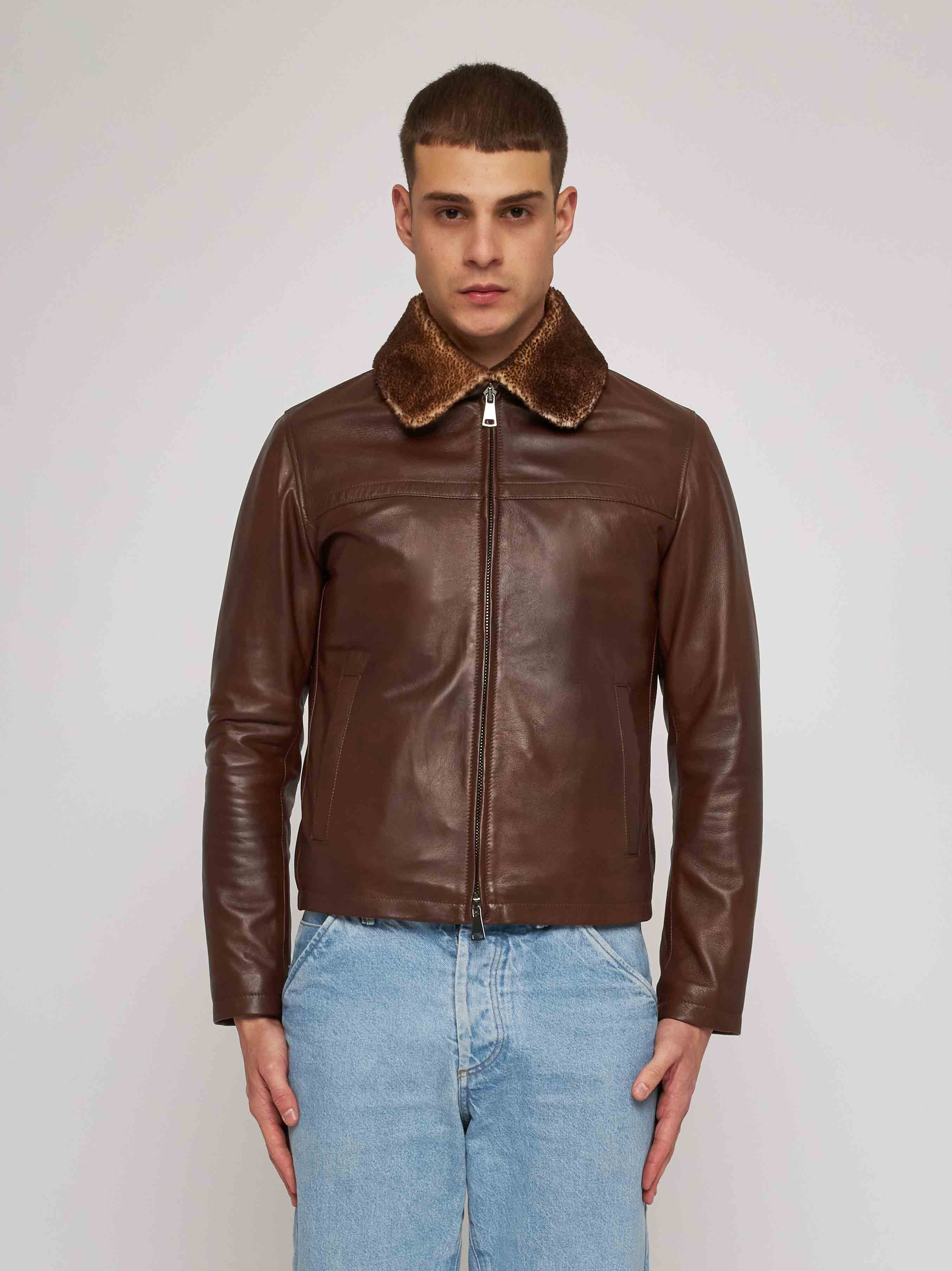 Blouson  in nappa con collo in montone 51215-10117/8_21