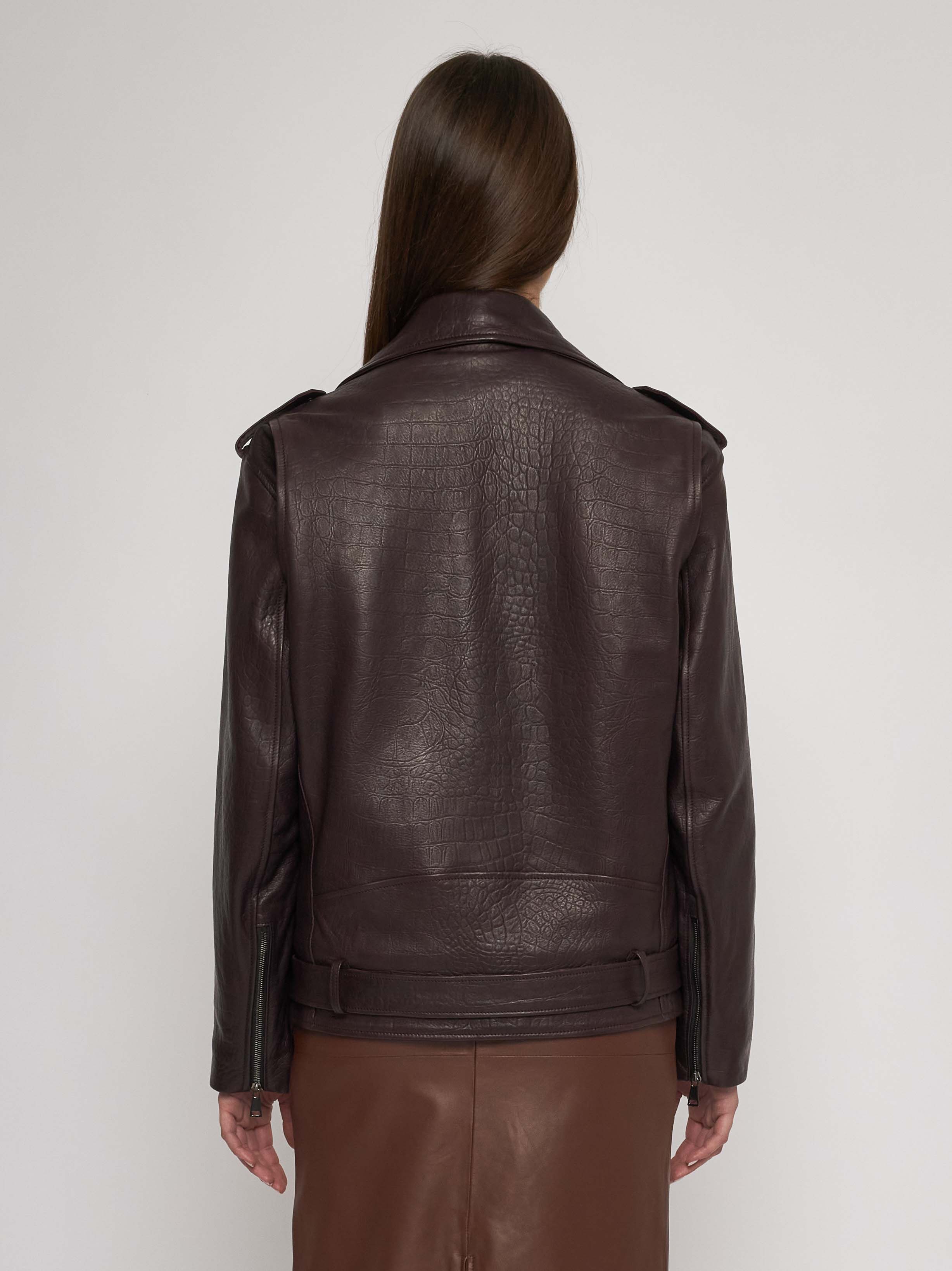 Bomber in quilted classic nappa