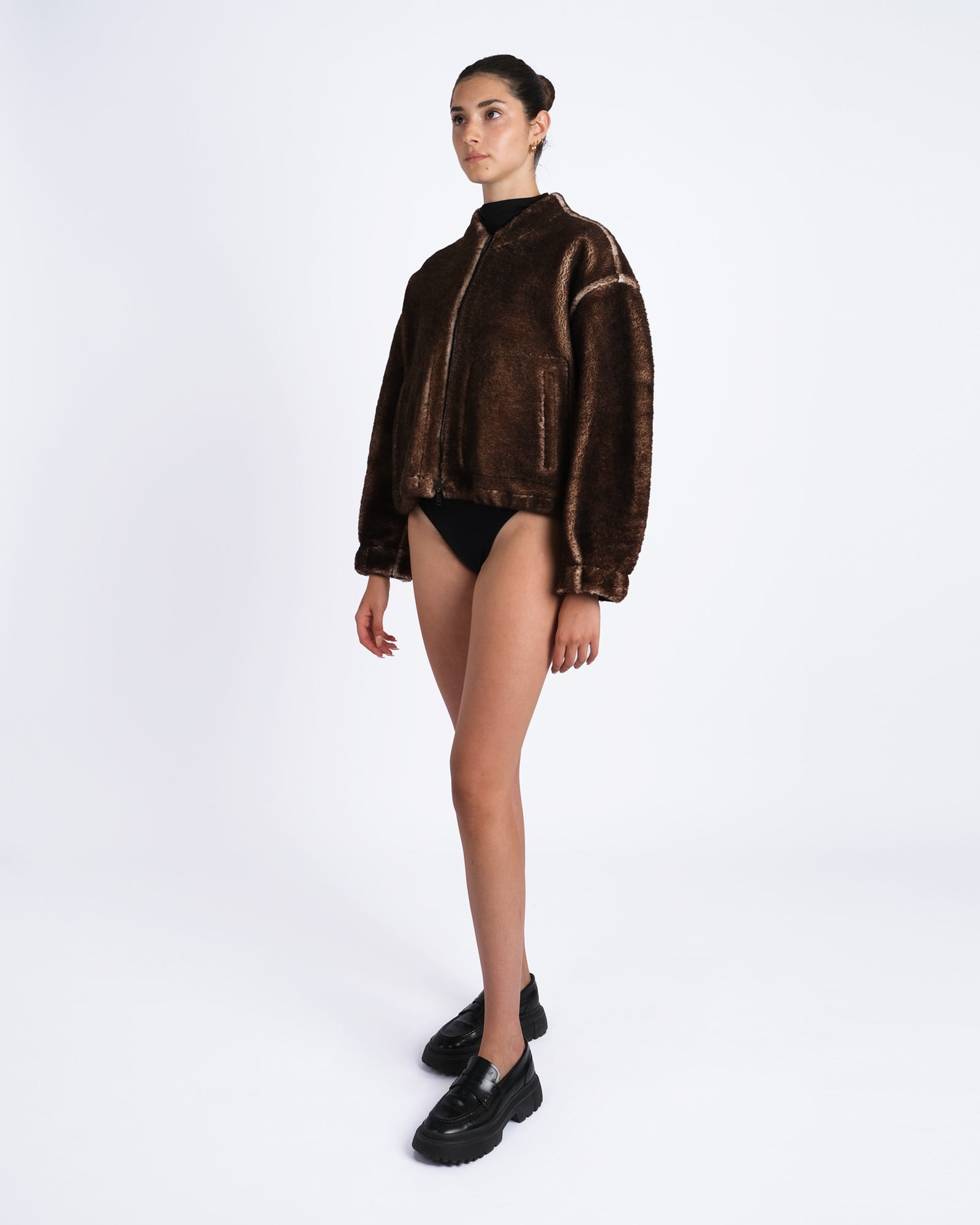 Shearling Bomber Jacket