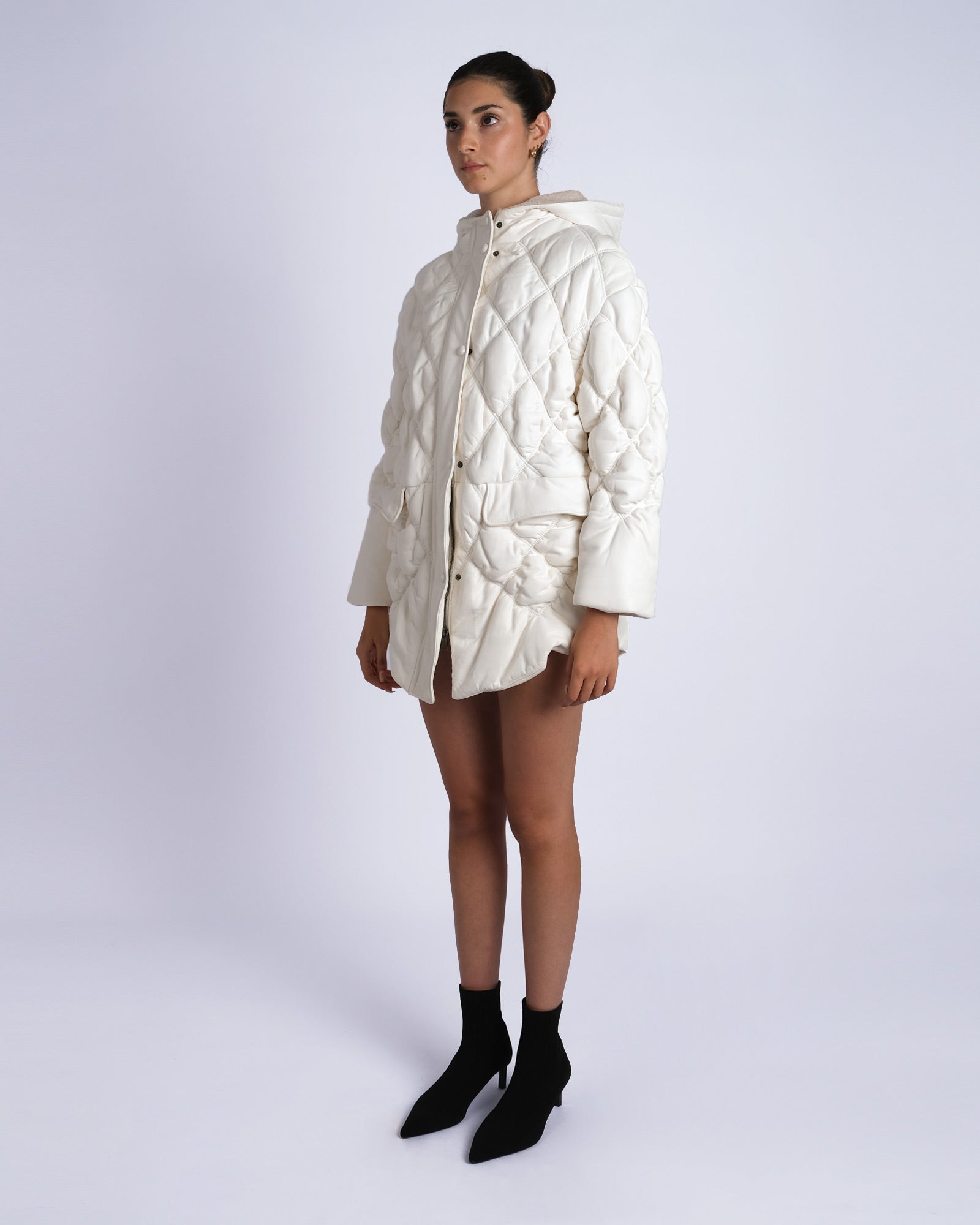 Classic quilted nappa jacket