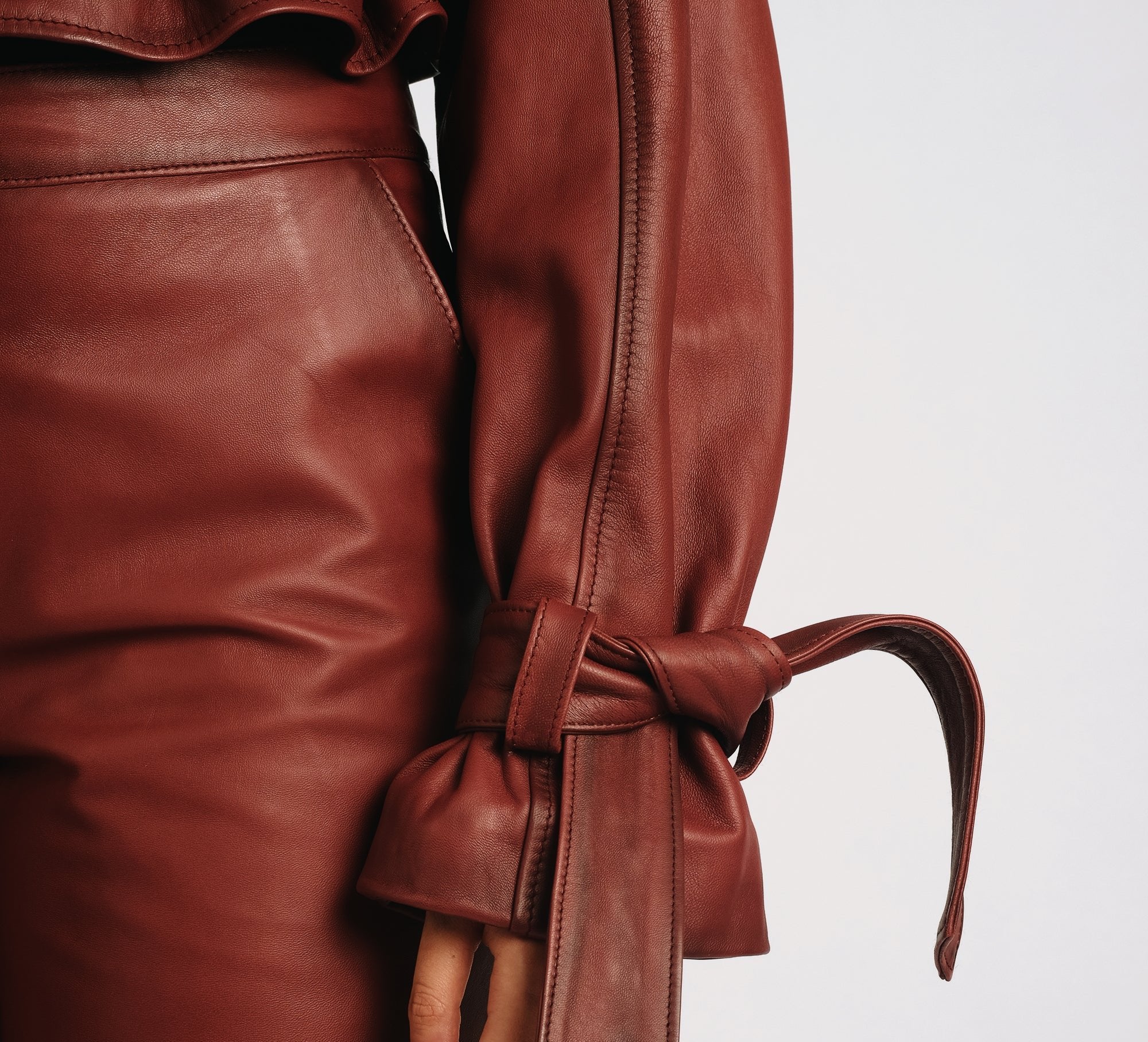 Mini Trench in Nappa Leather