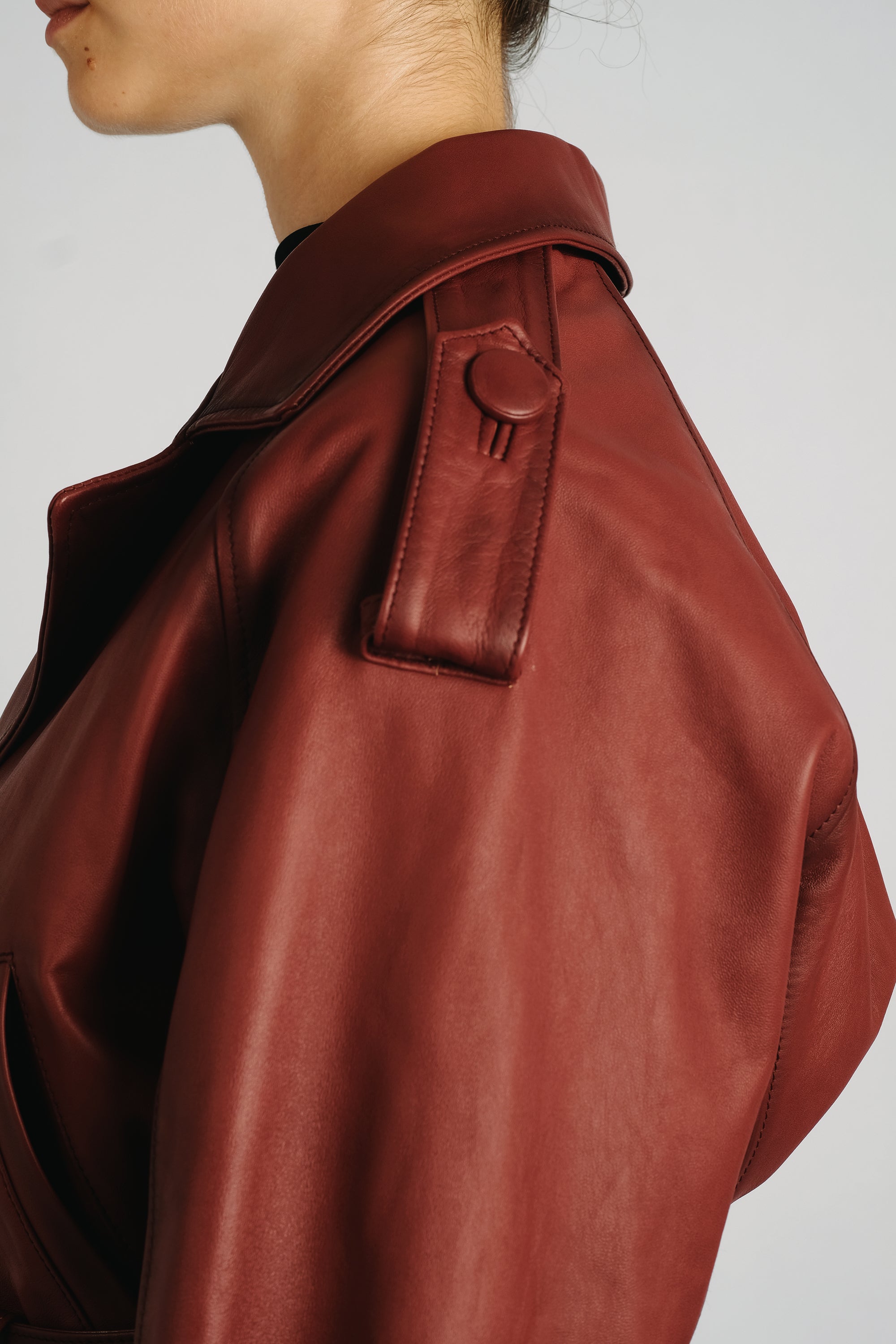 Mini Trench in Nappa Leather